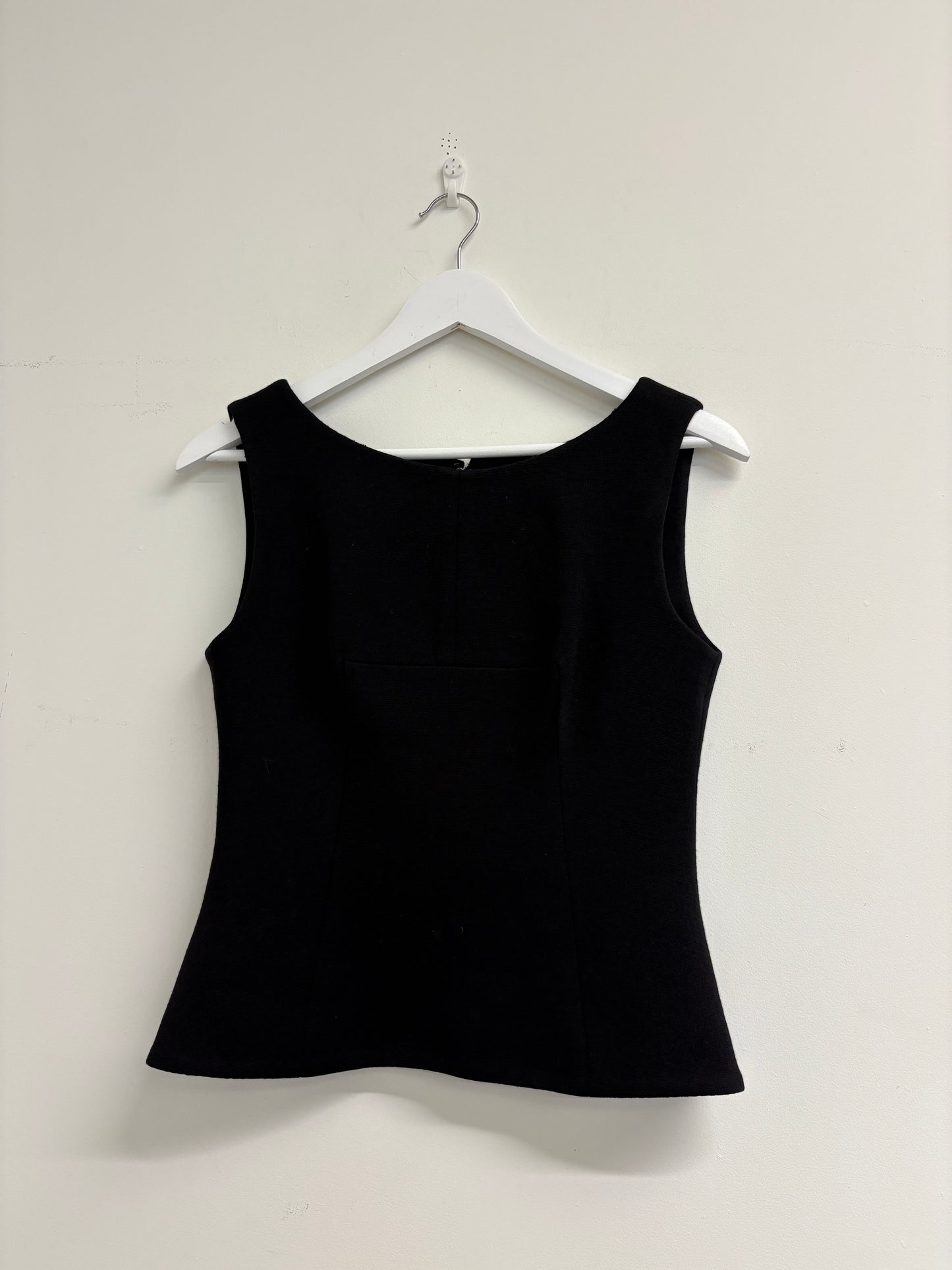 Dolce & Gabbana Black Wool Top And Skirt Set (pre-owned)