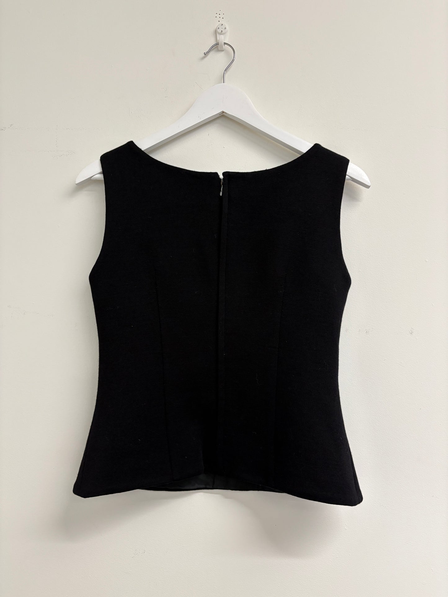 Dolce & Gabbana Black Wool Top And Skirt Set (pre-owned)