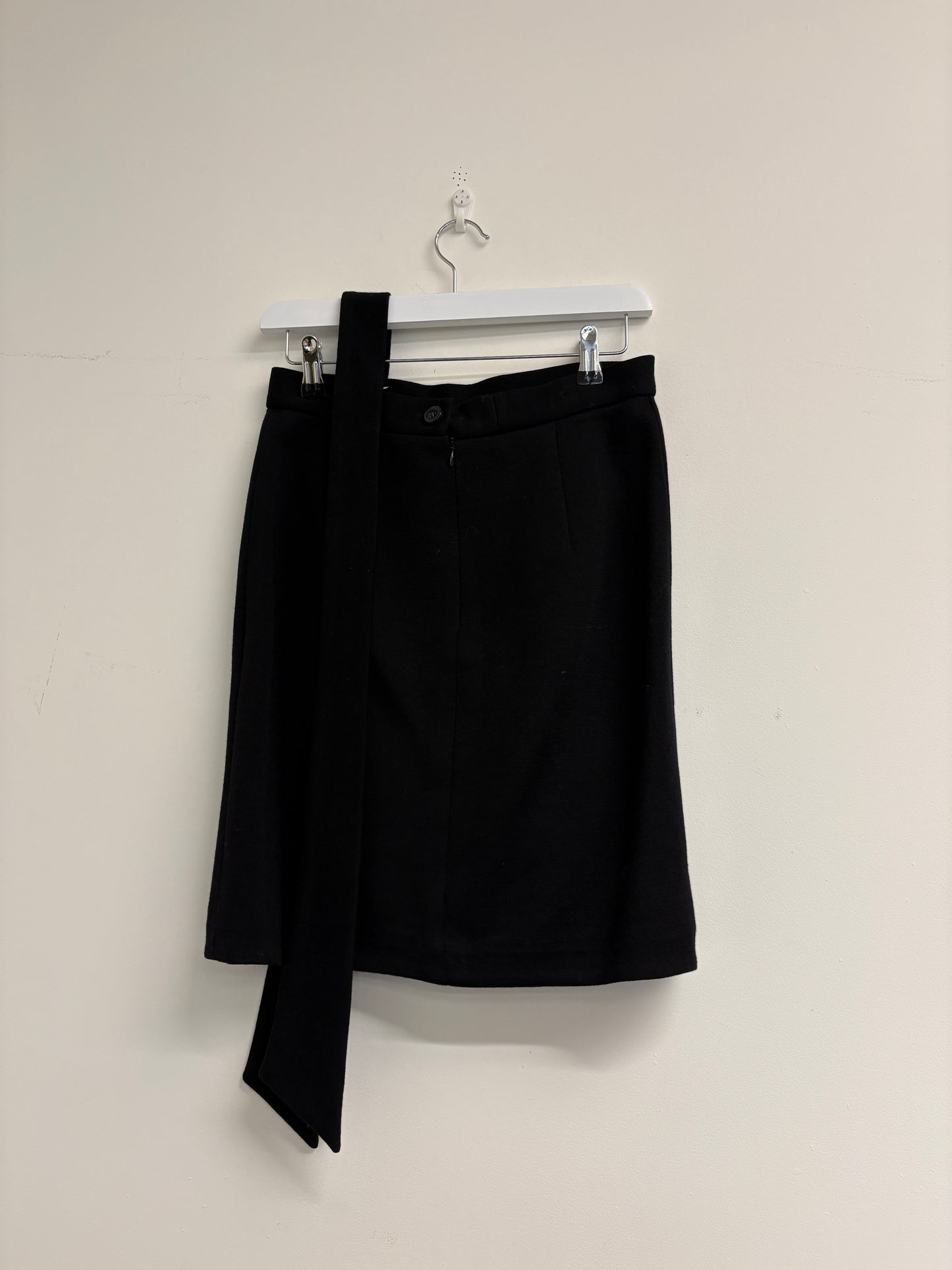 Dolce & Gabbana Black Wool Top And Skirt Set (pre-owned)