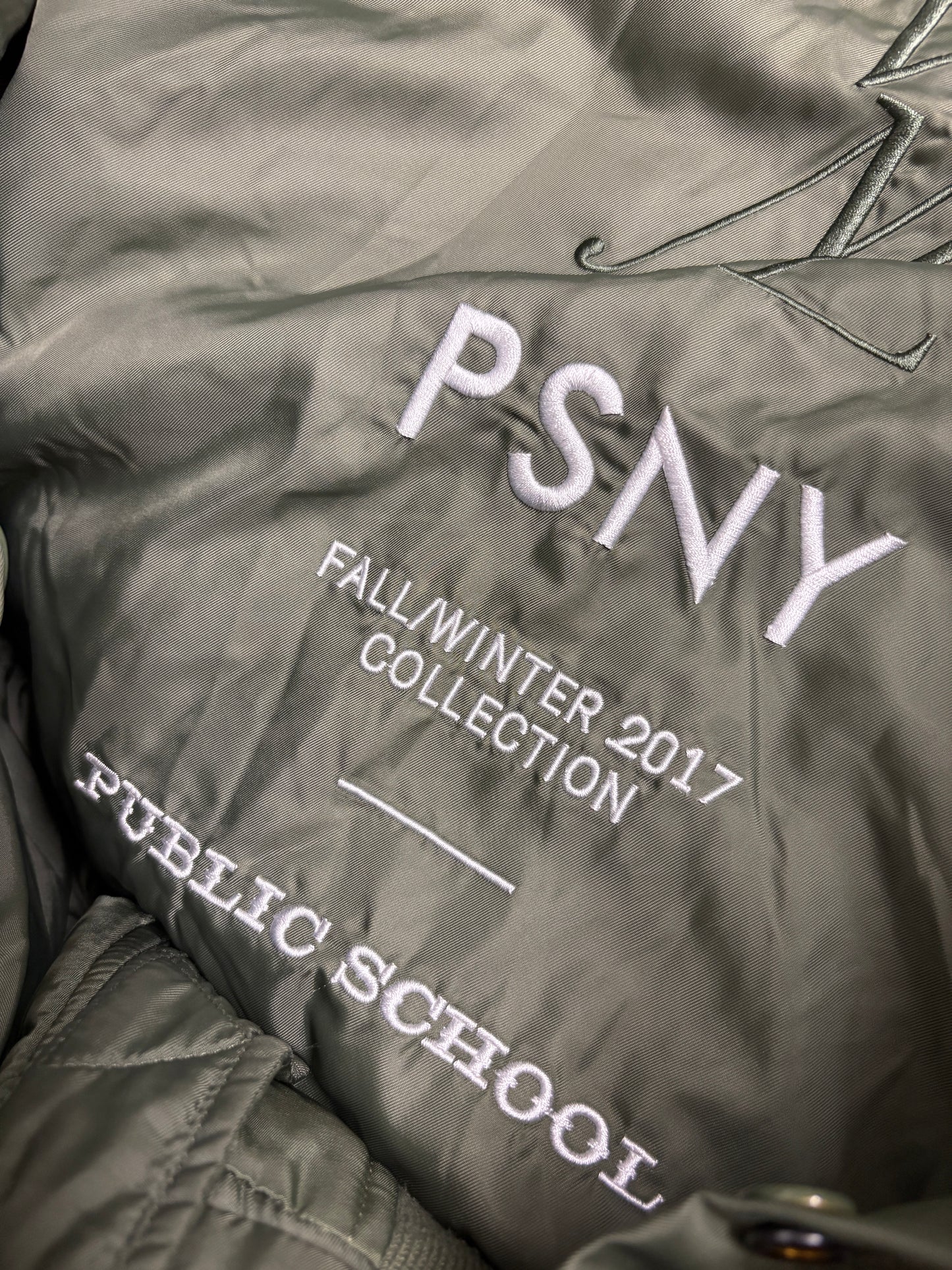 Public School New York Khaki 2017 Reversible Bomber Jacket (pre-owned)