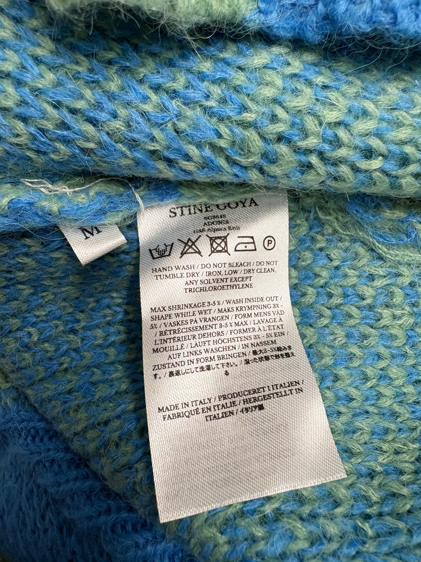 Stine Goya Green And Blue Check Jumper (pre-owned)