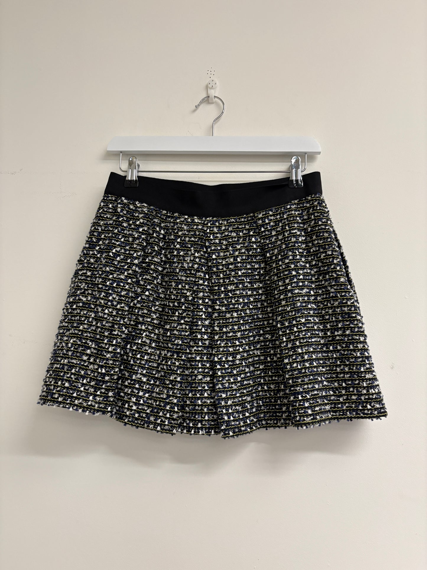 Proenza Schouler Navy / Black Tweed Mini Skirt (pre-owned)