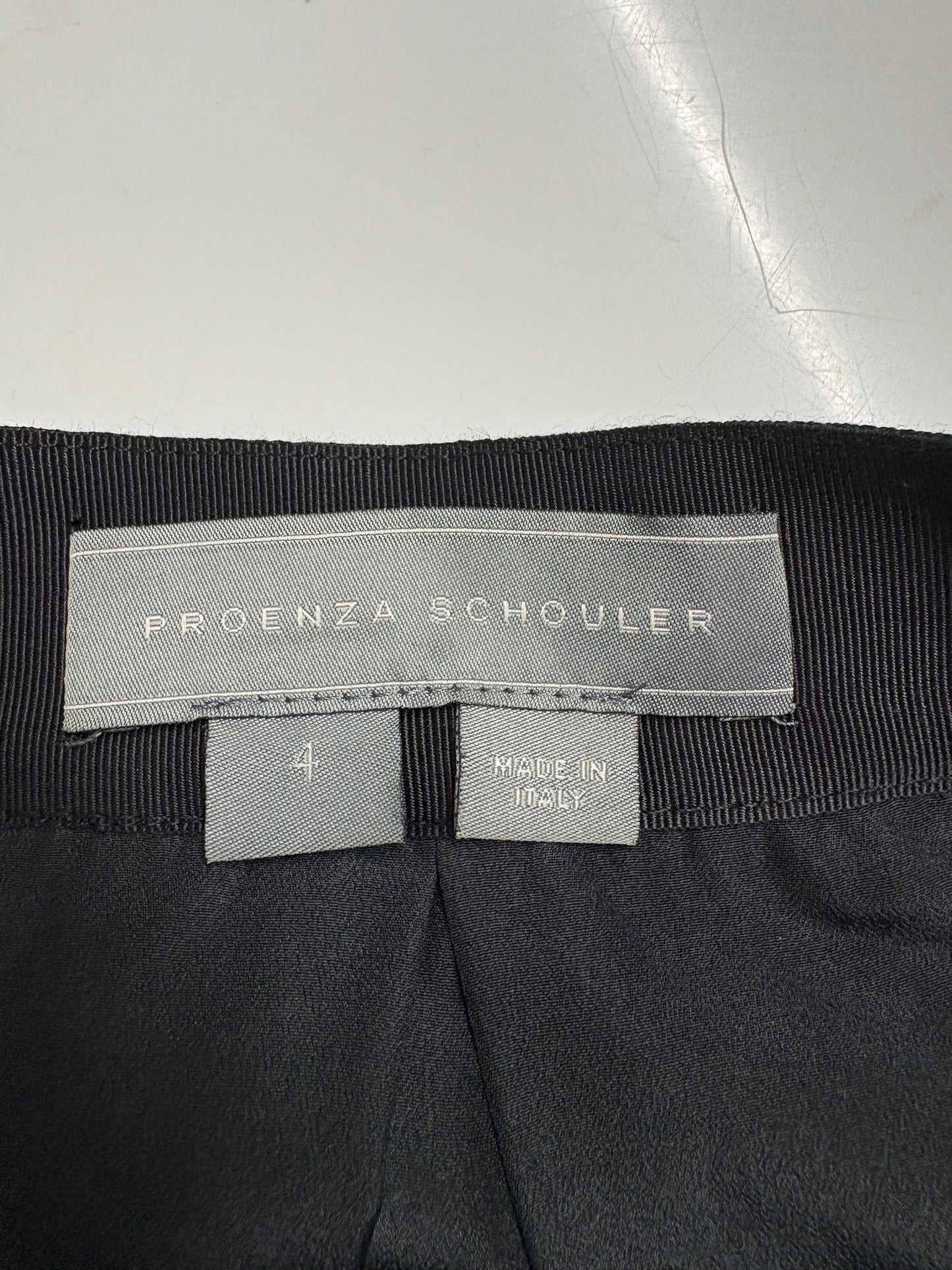 Proenza Schouler Navy / Black Tweed Mini Skirt (pre-owned)