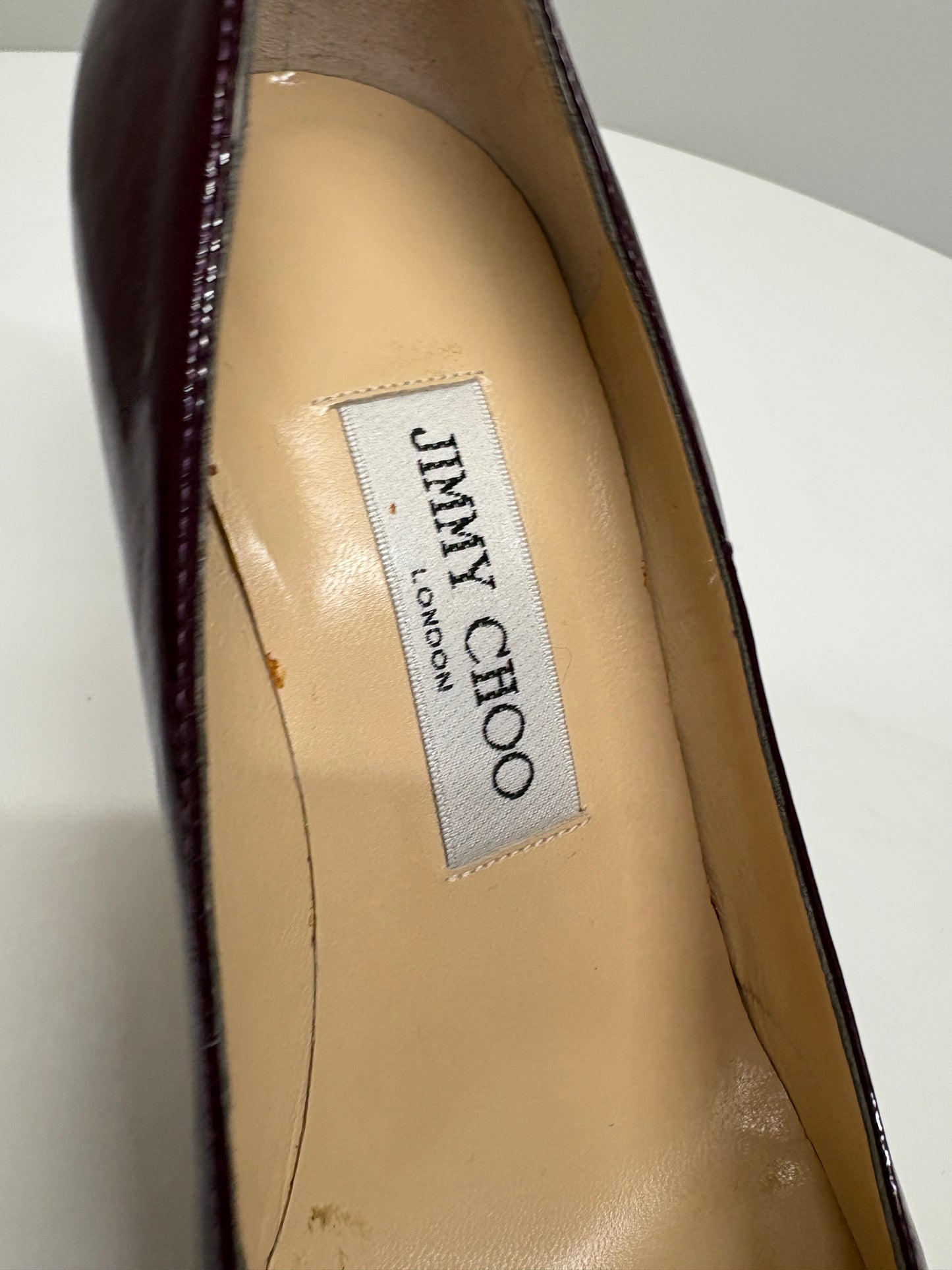 Jimmy Choo Patent Cut Out Heels (pre-owned)