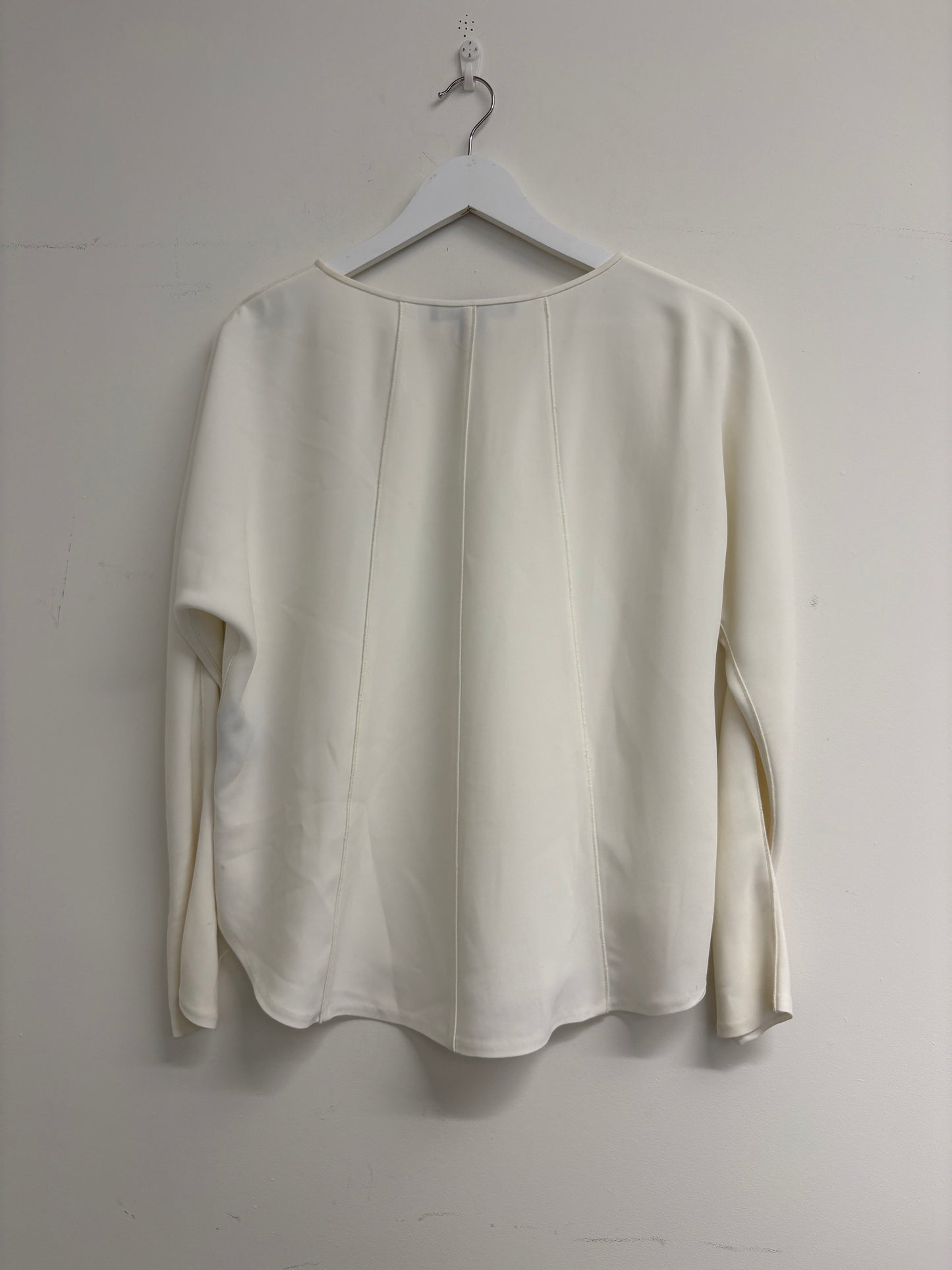 Ralph Lauren White Long Sleeve Blouse (pre-owned)