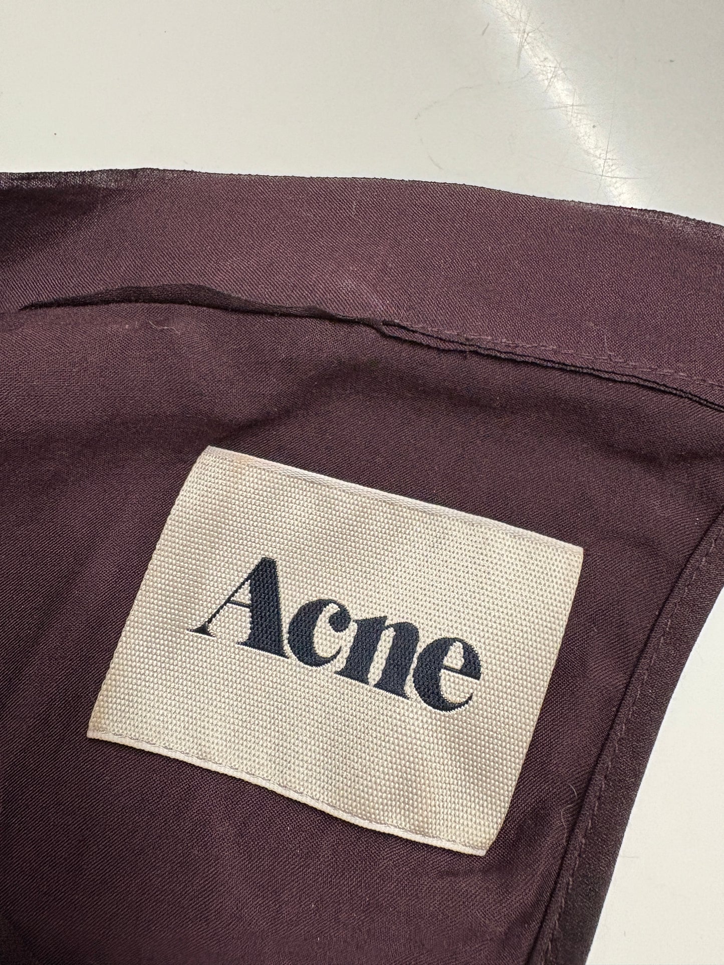 Acne Studios Plum Zink AW11 Tunic Dress (pre-owned)