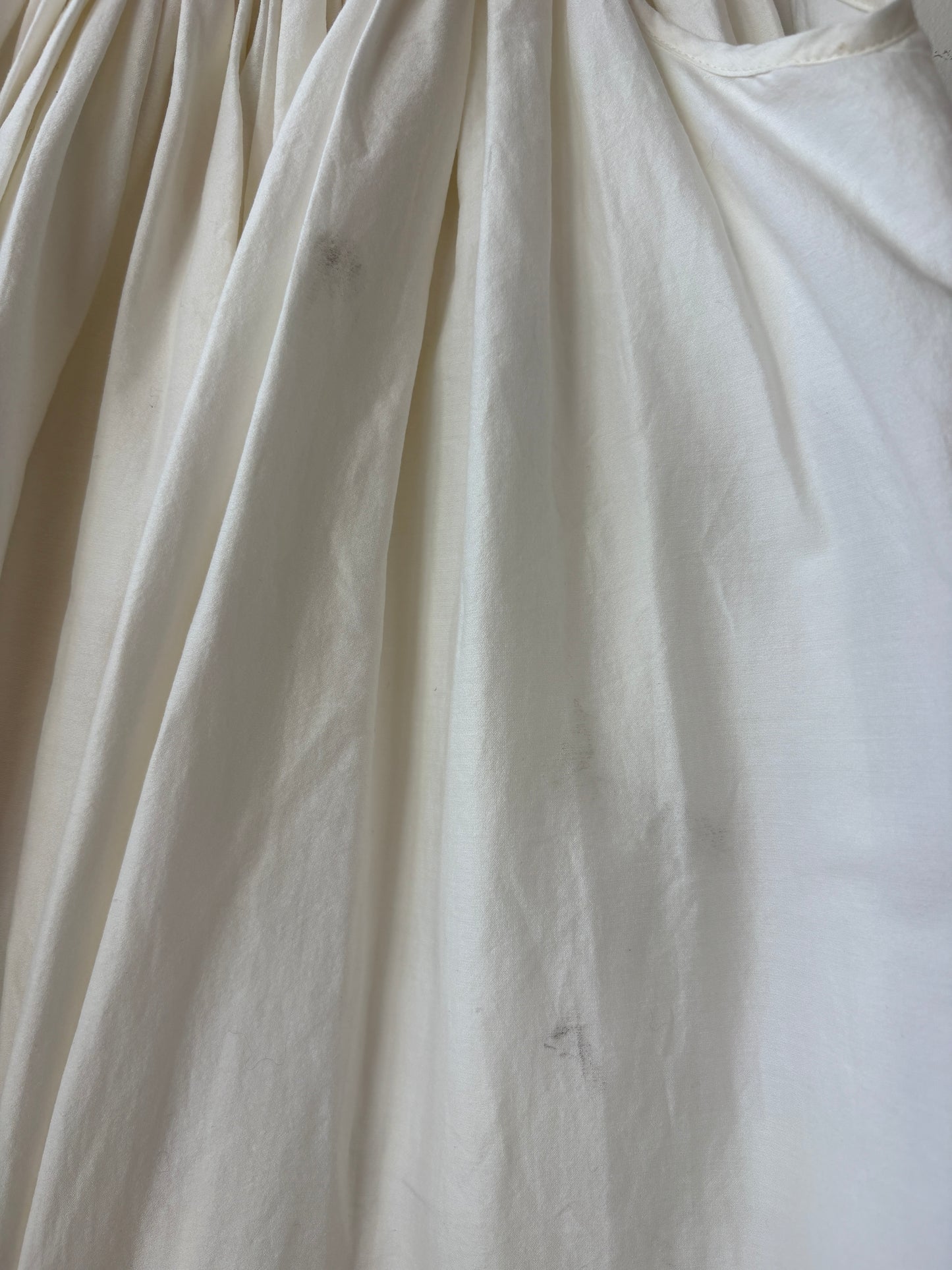 Rick Owens White Chalice Cotton Maxi Dress