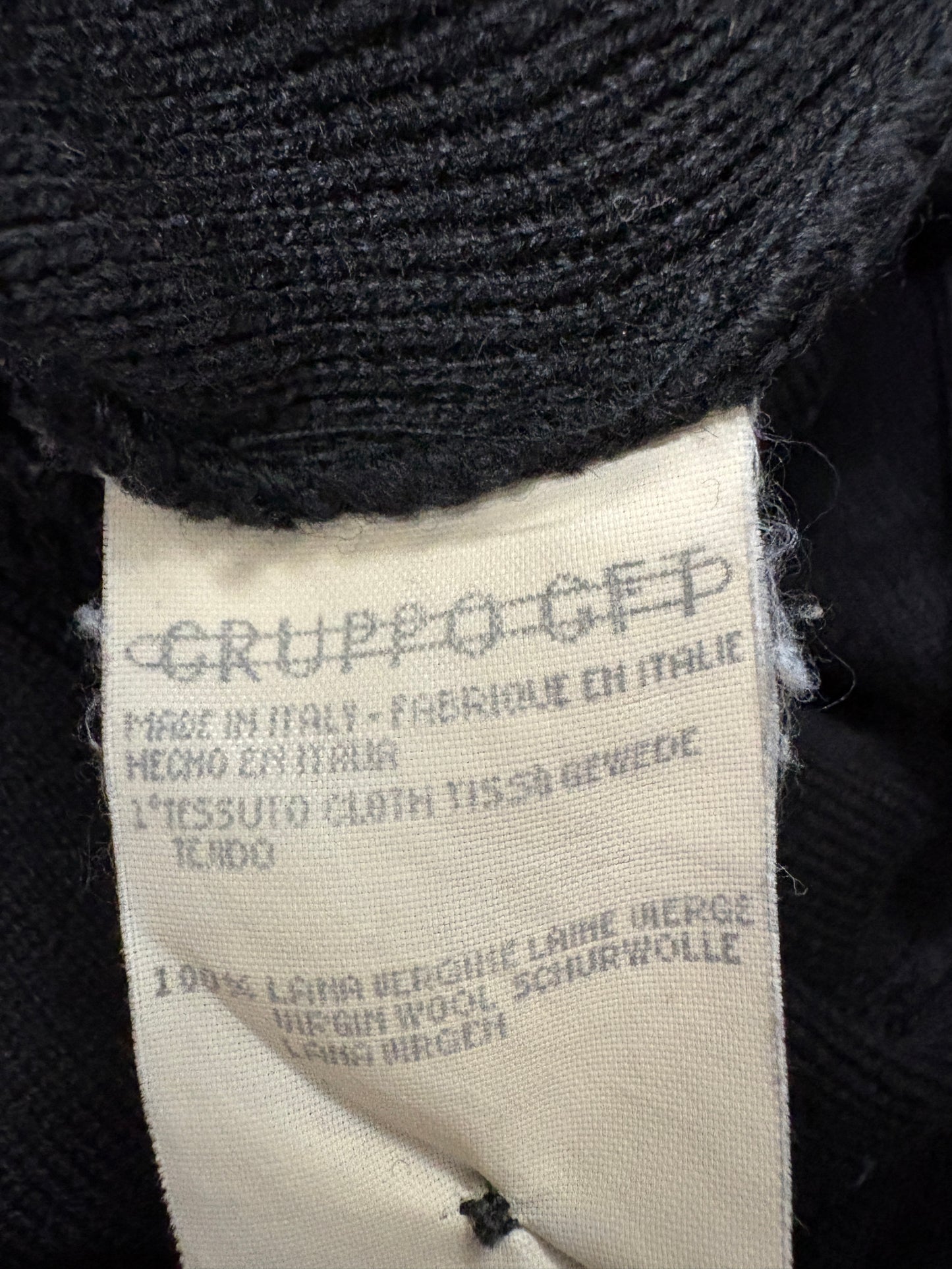 Valentino Miss V Black Wool Jumpsuit