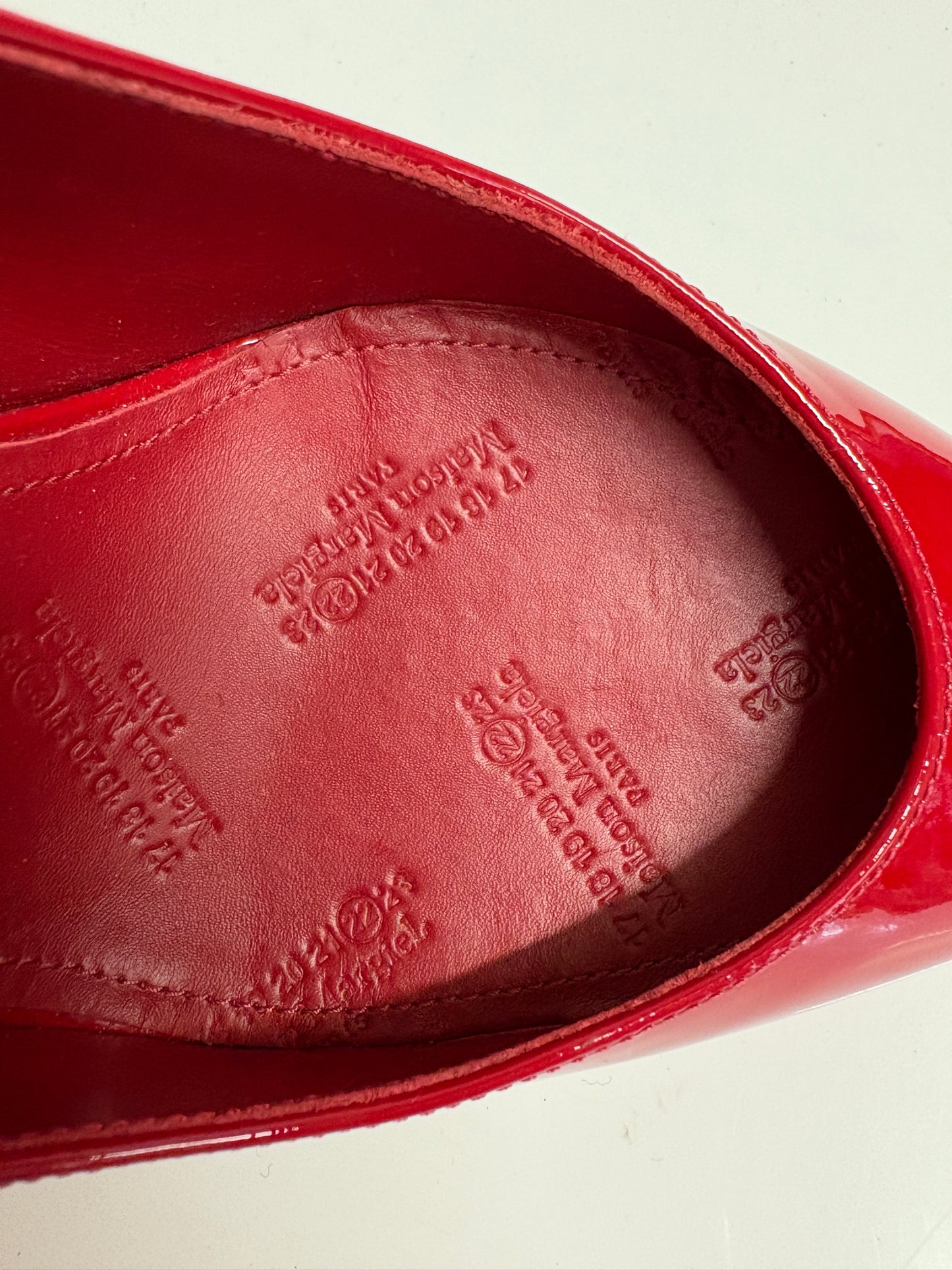 Maison Margiela Red Ghost Kitten Heels