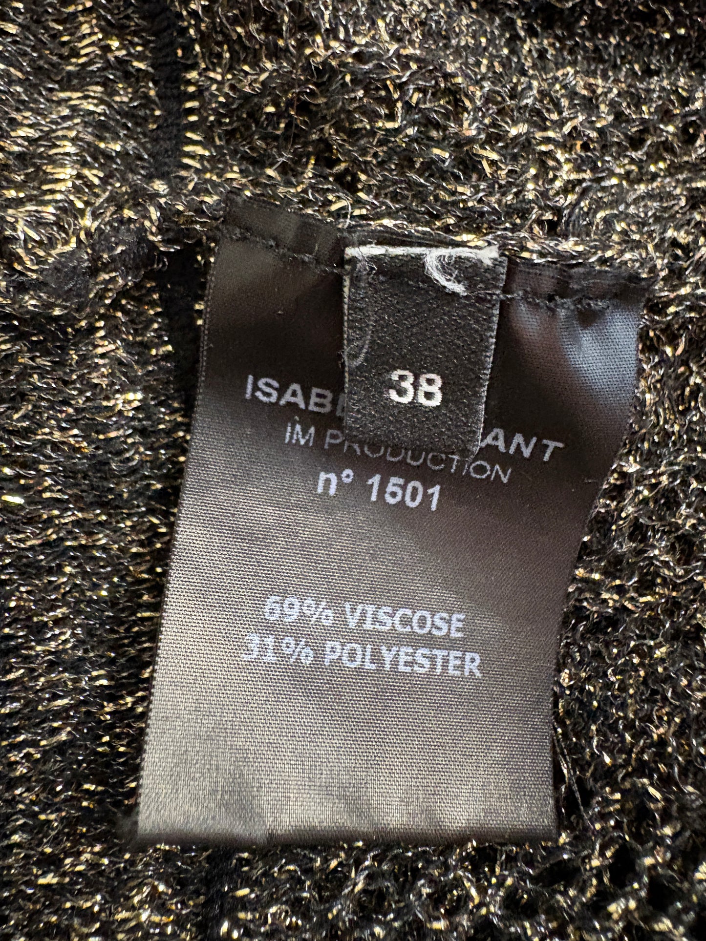 Isabel Marant Metallic knit top