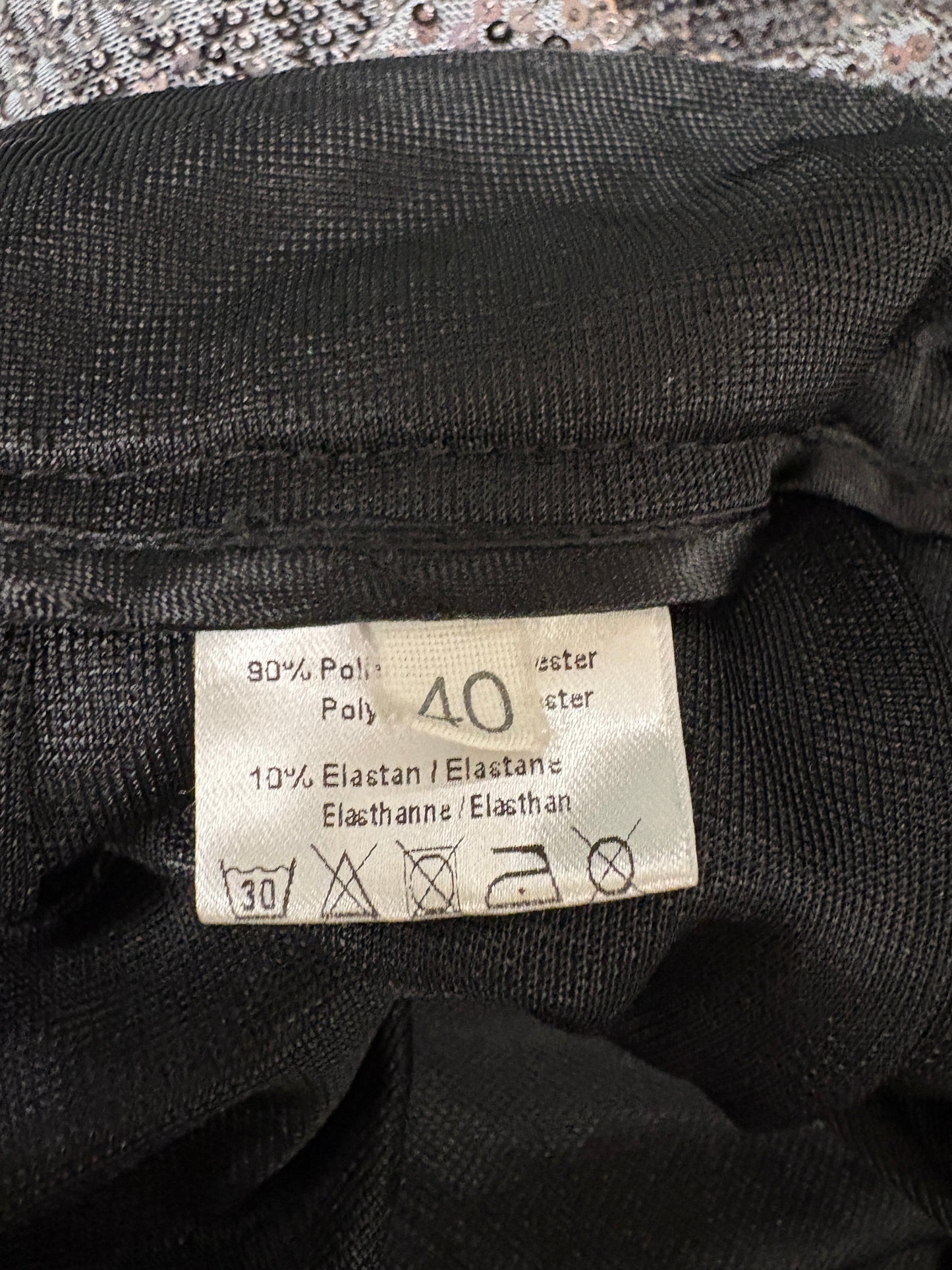 Alessandra Gallo Mimi Silver Sequin Trousers