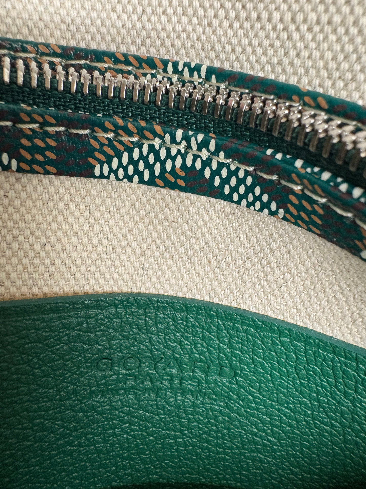 Goyard Plumet Pocket Wallet in Green