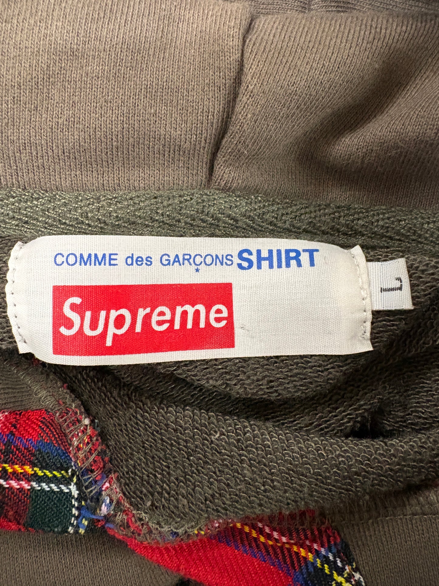 Comme Des Garcons X Supreme Hoodie