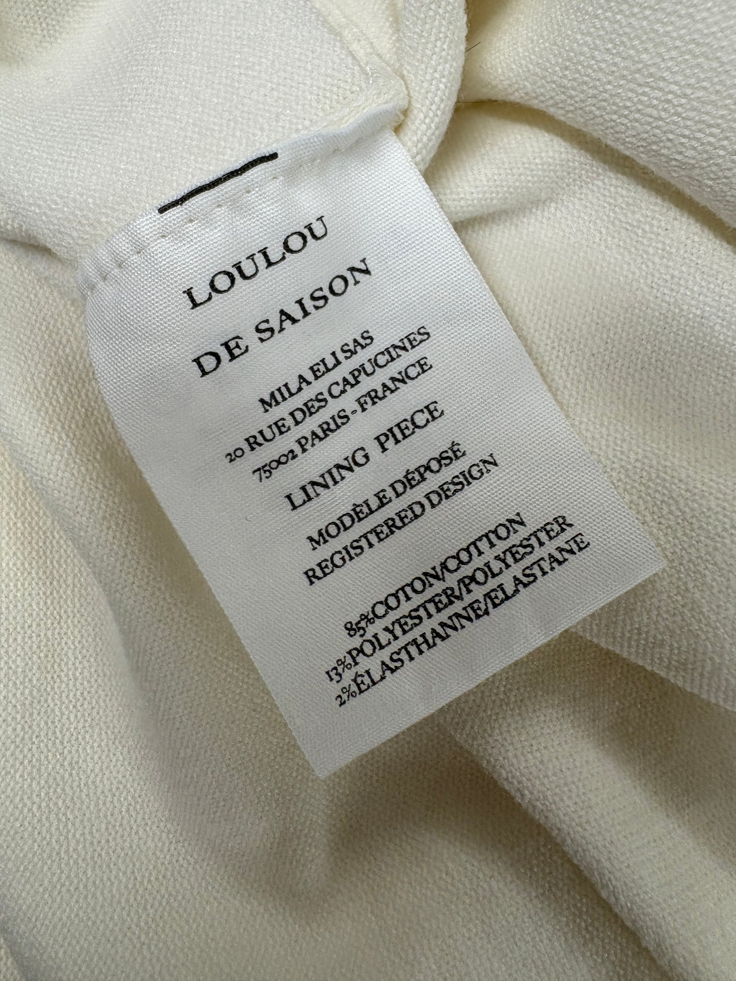 LouLou De Saison Ada Layered Ribbed Cotton Blend Midi Dress
