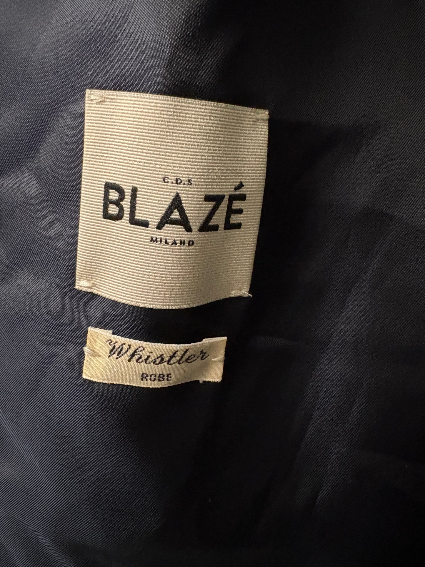 Blaze Milano Metallic Green Whistler Robe