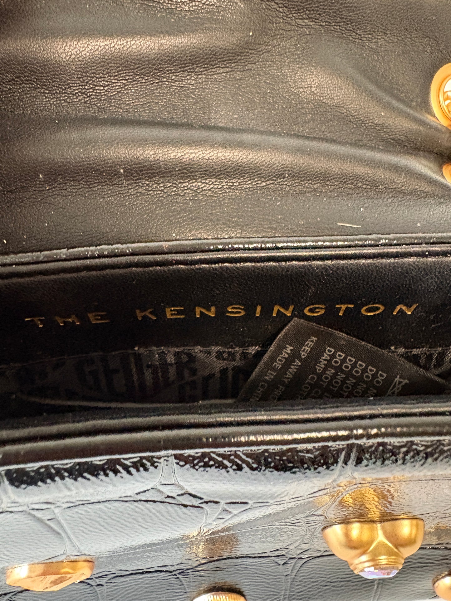 Kurt Geiger Mini The Kensington Black Bag