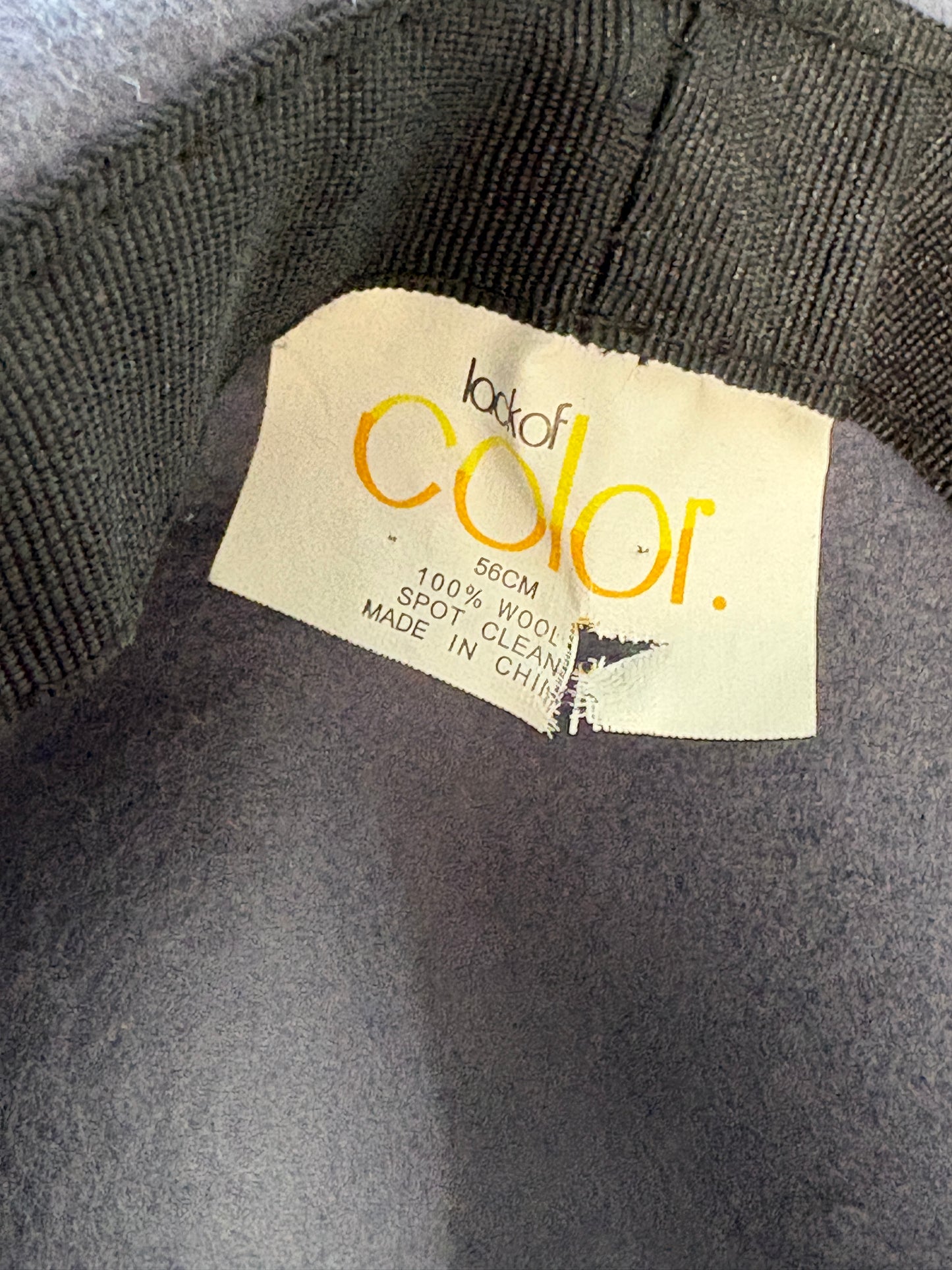 Lack of Color Grey Wool Fedora Hat