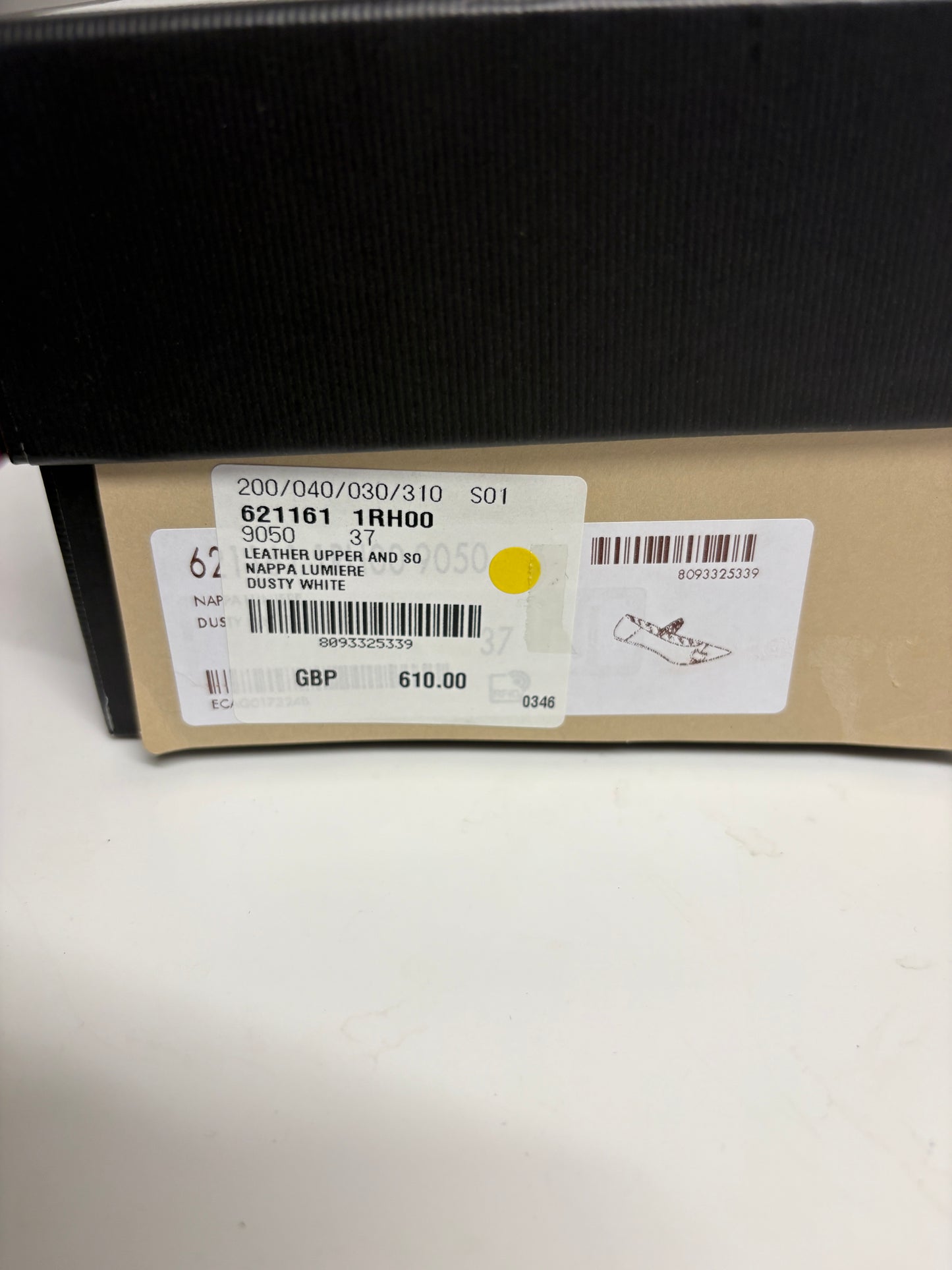 Gucci Cream Deva Horsebit and Chain Leather Flat Pumps