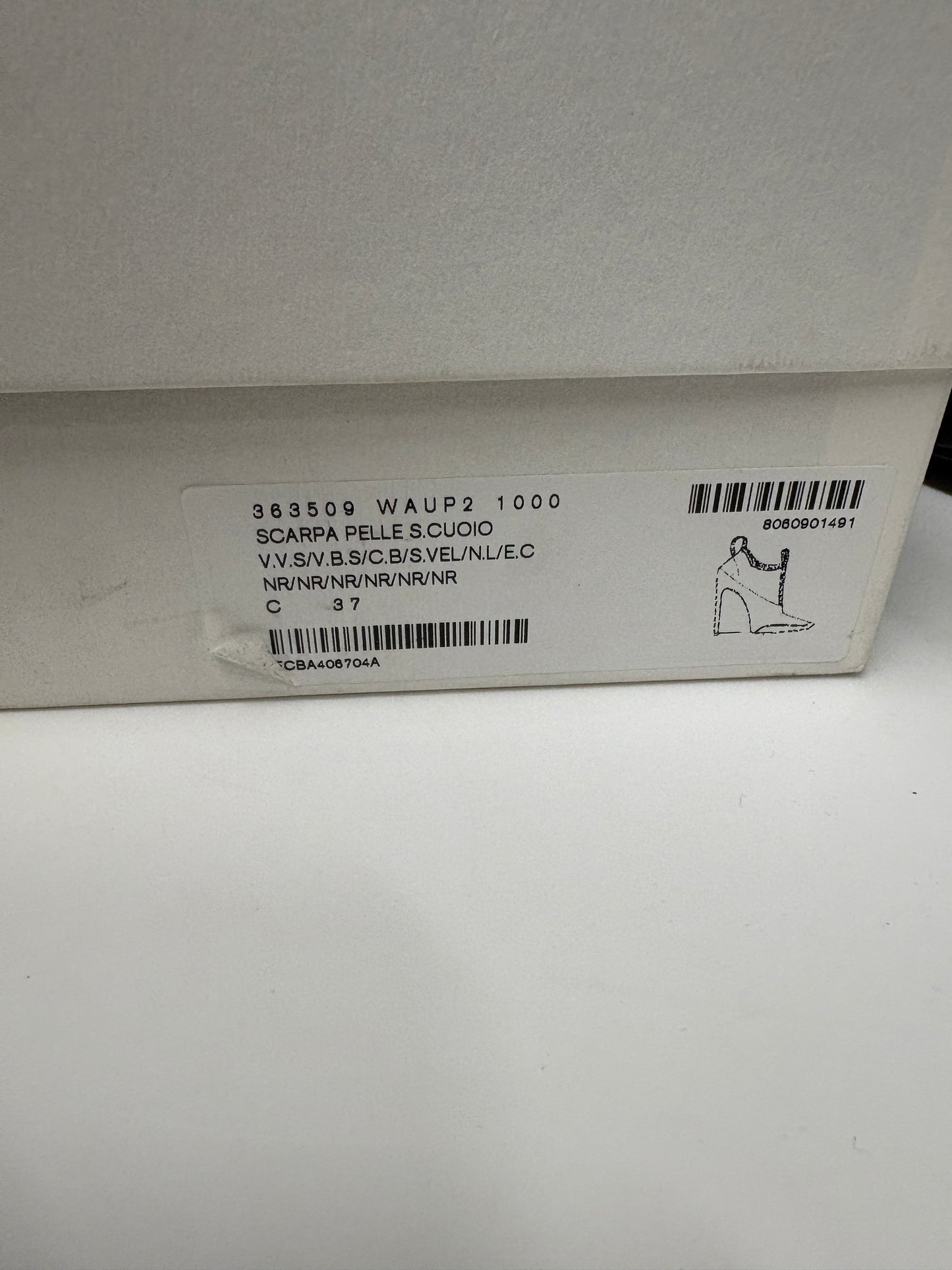 Balenciaga Black Scarpa Scuba Wedge Ankle Boot