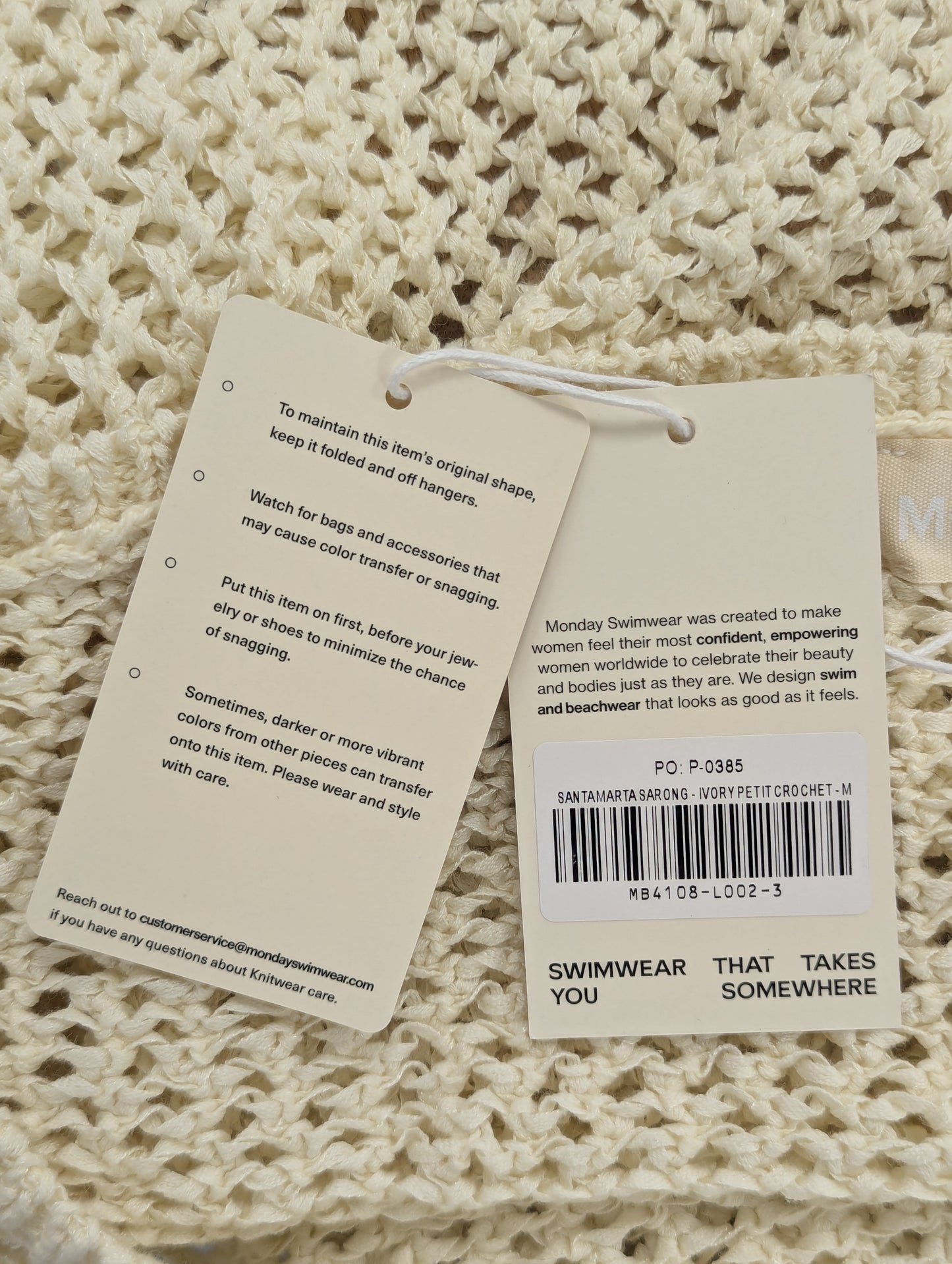 Monday Santamarta Beige Sarong