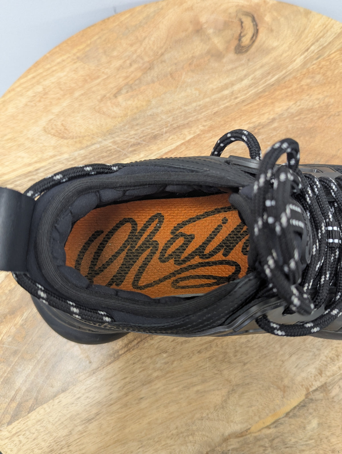 Versace Black Chain Reaction Platform Trainers