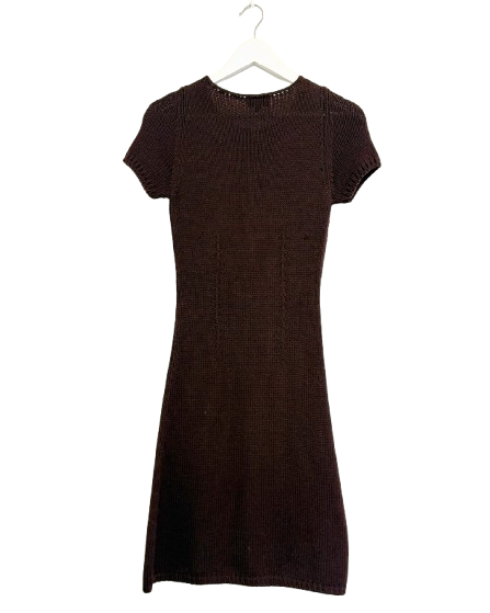 Gucci Brown Knit Dress (pre-owned)