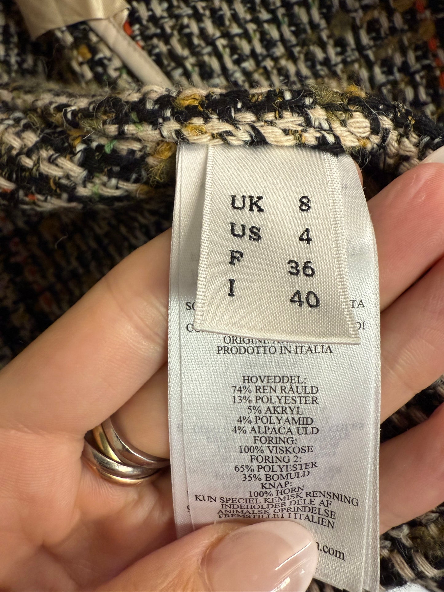 Victoria Beckham tweed blazer (pre-owned)