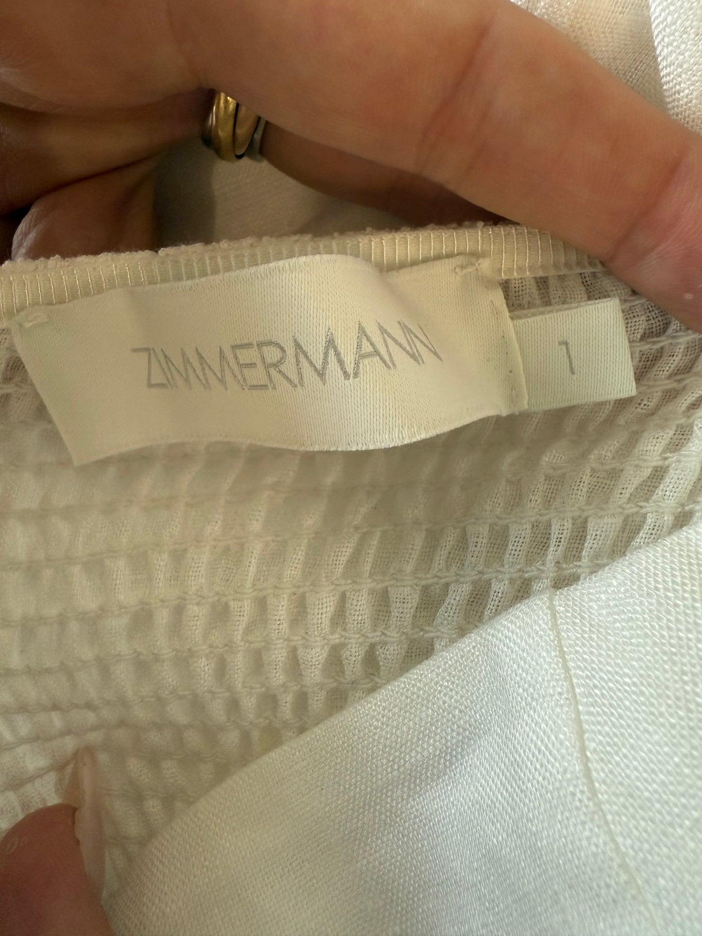 Zimmermann Devi strapless jumpsuit (pre-owned)