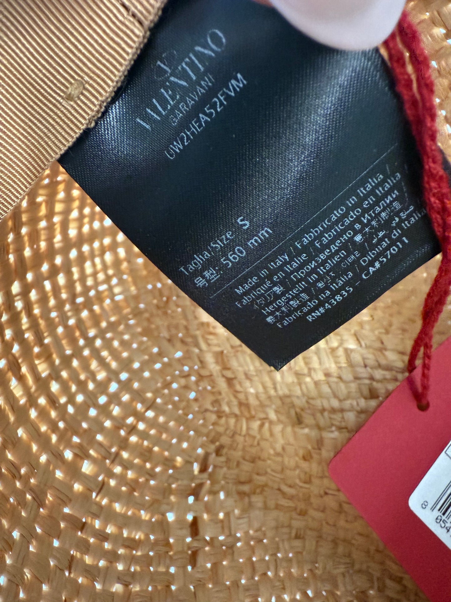Valentino Garavani woven hat with scarf (pre-owned)