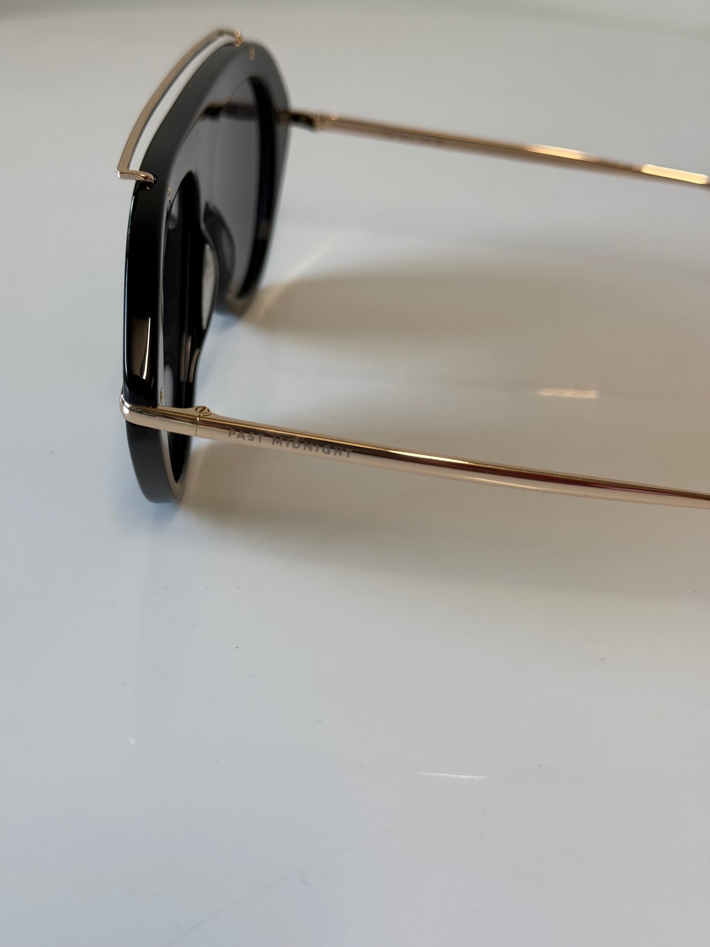 Past Midnight Black aviator sunglasses (pre-owned)