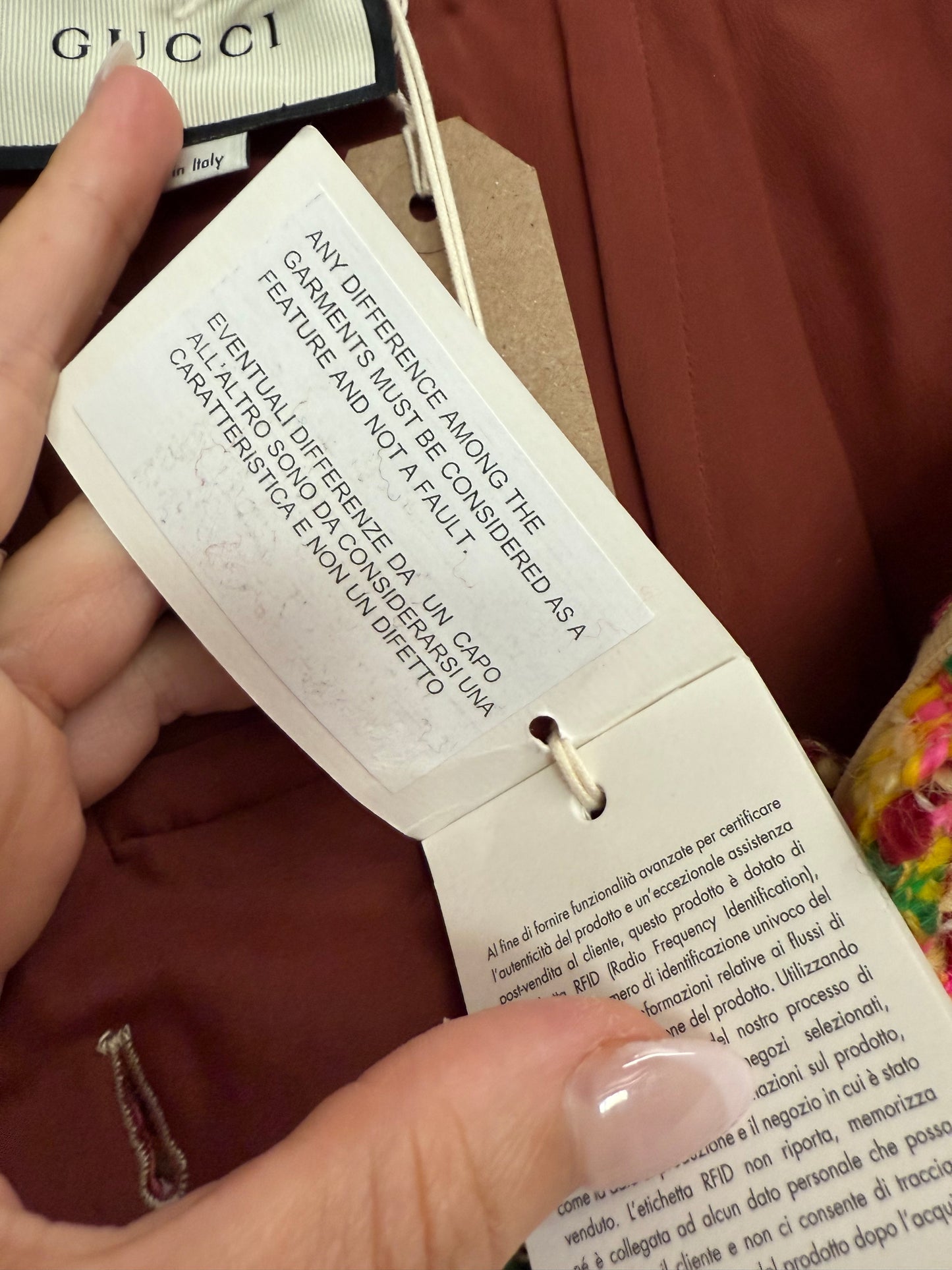 Gucci Yellow and pink check tweed shorts