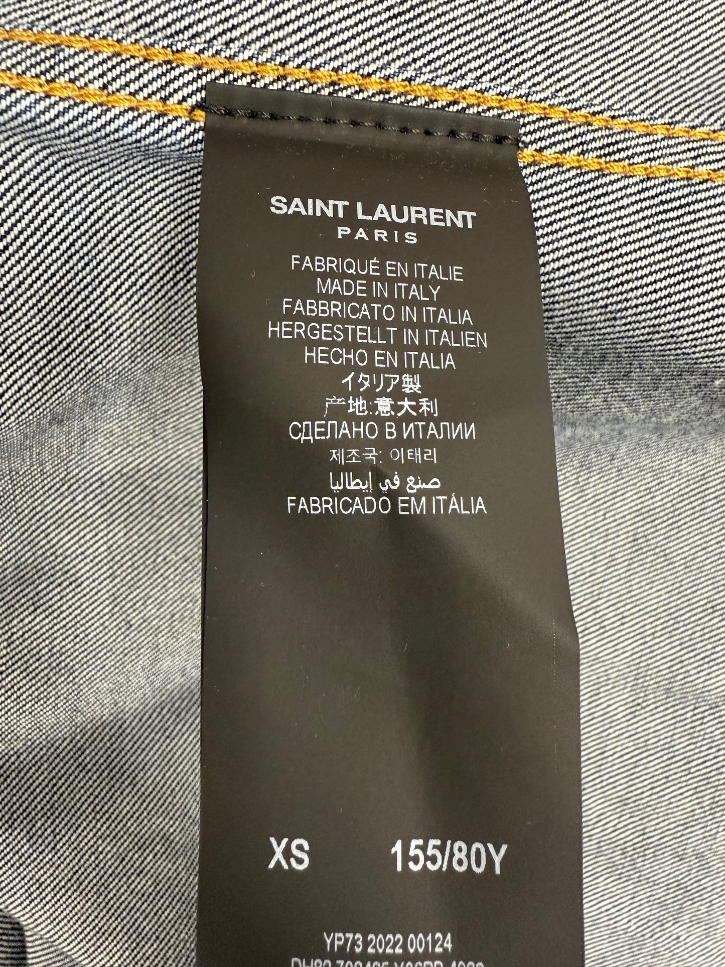 Saint Laurent denim western shirt (pre-owned)