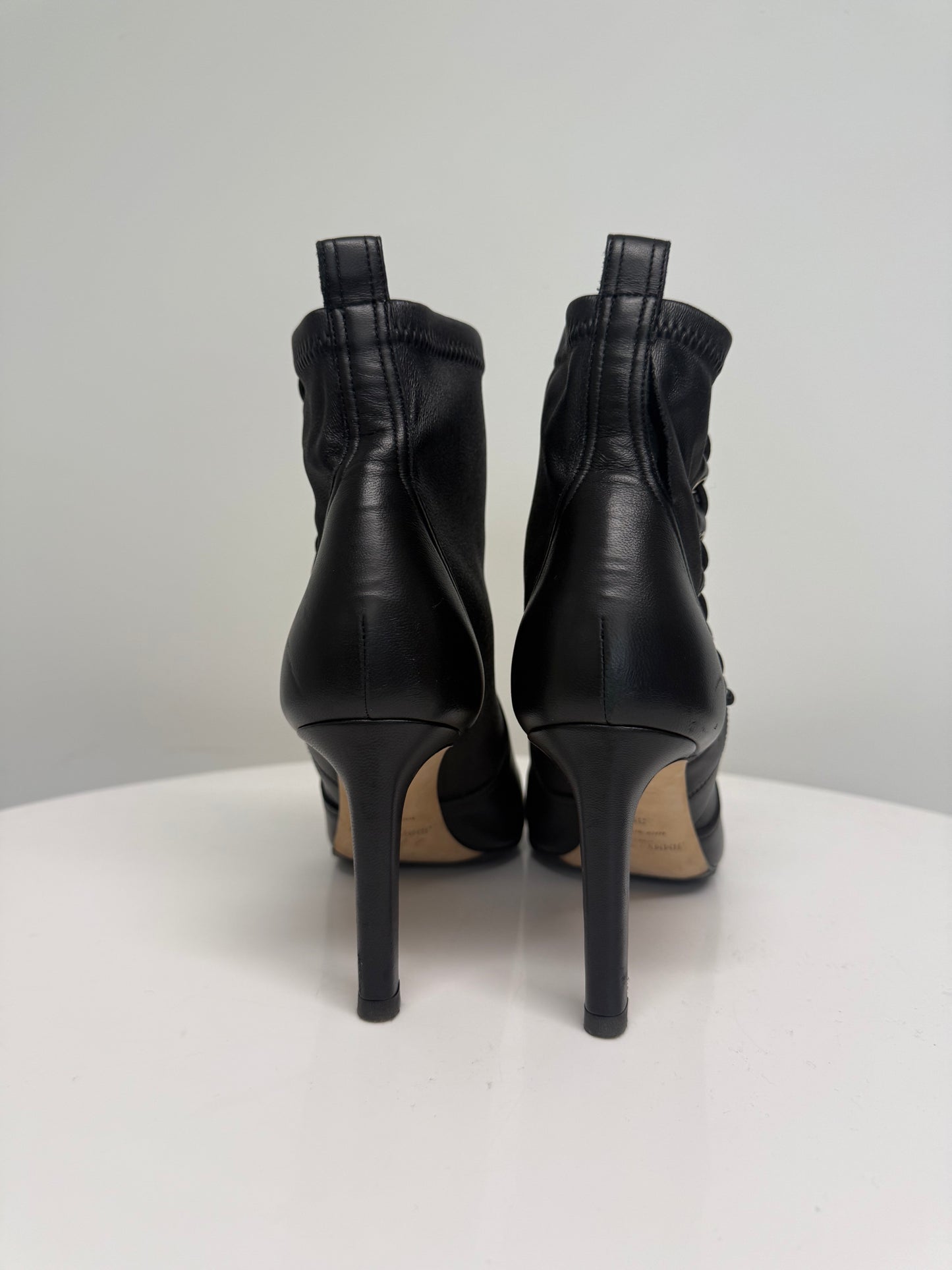 Jimmy Choo Mallory black boots (pre-owned)