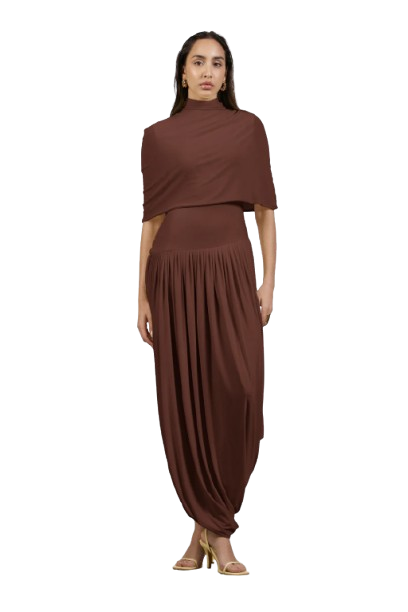 Deme By Gabriella Penelope Dress In Mocha (pre-owned)