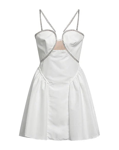 Self Portrait crystal embellished cutout mini dress (pre-owned)