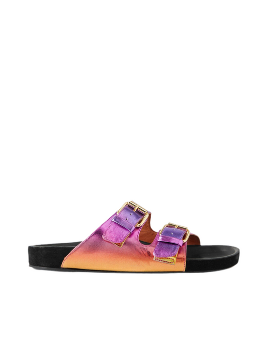 Isabel marant metallic slides (pre-owned)