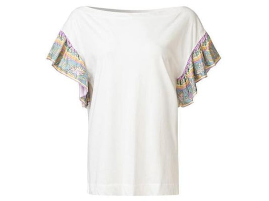 Emilio Pucci Frill T-shirt top (pre-owned)