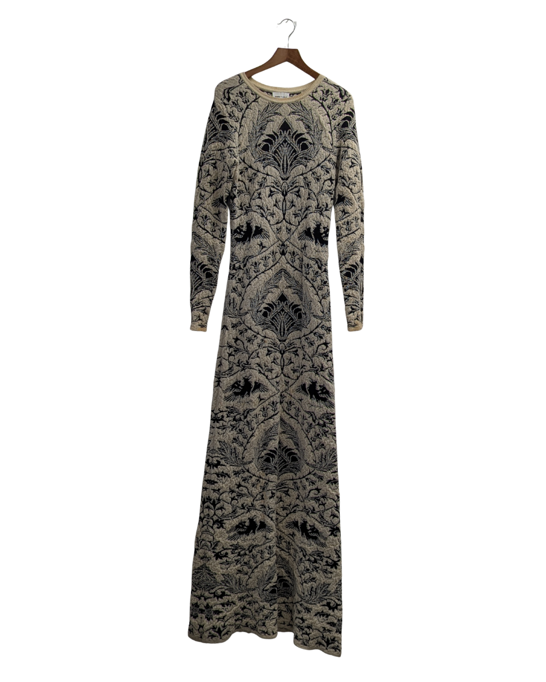 Bimba Y Lola patterned knit maxi dress