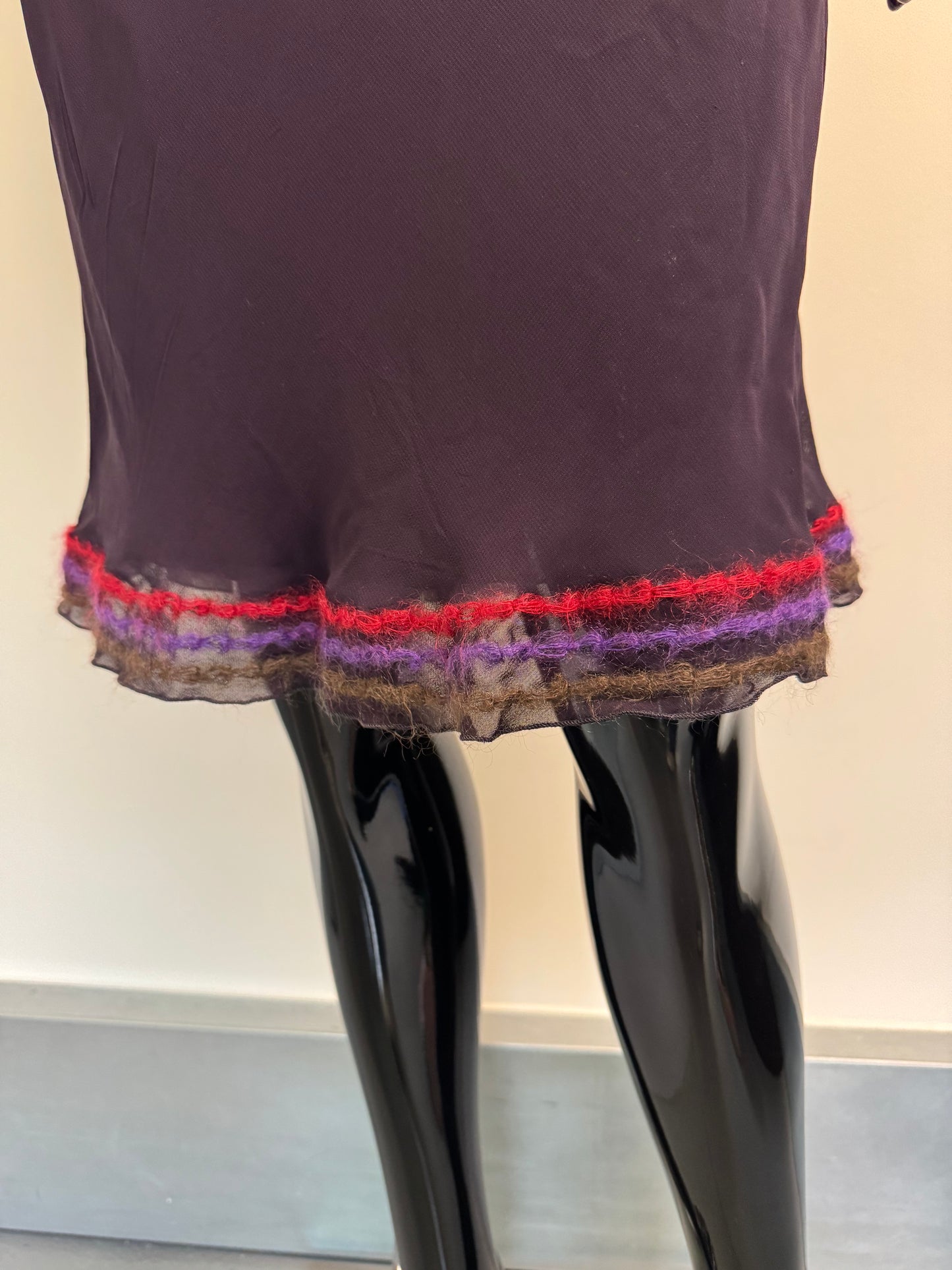 Moschino plum cami midi dress (pre-owned)