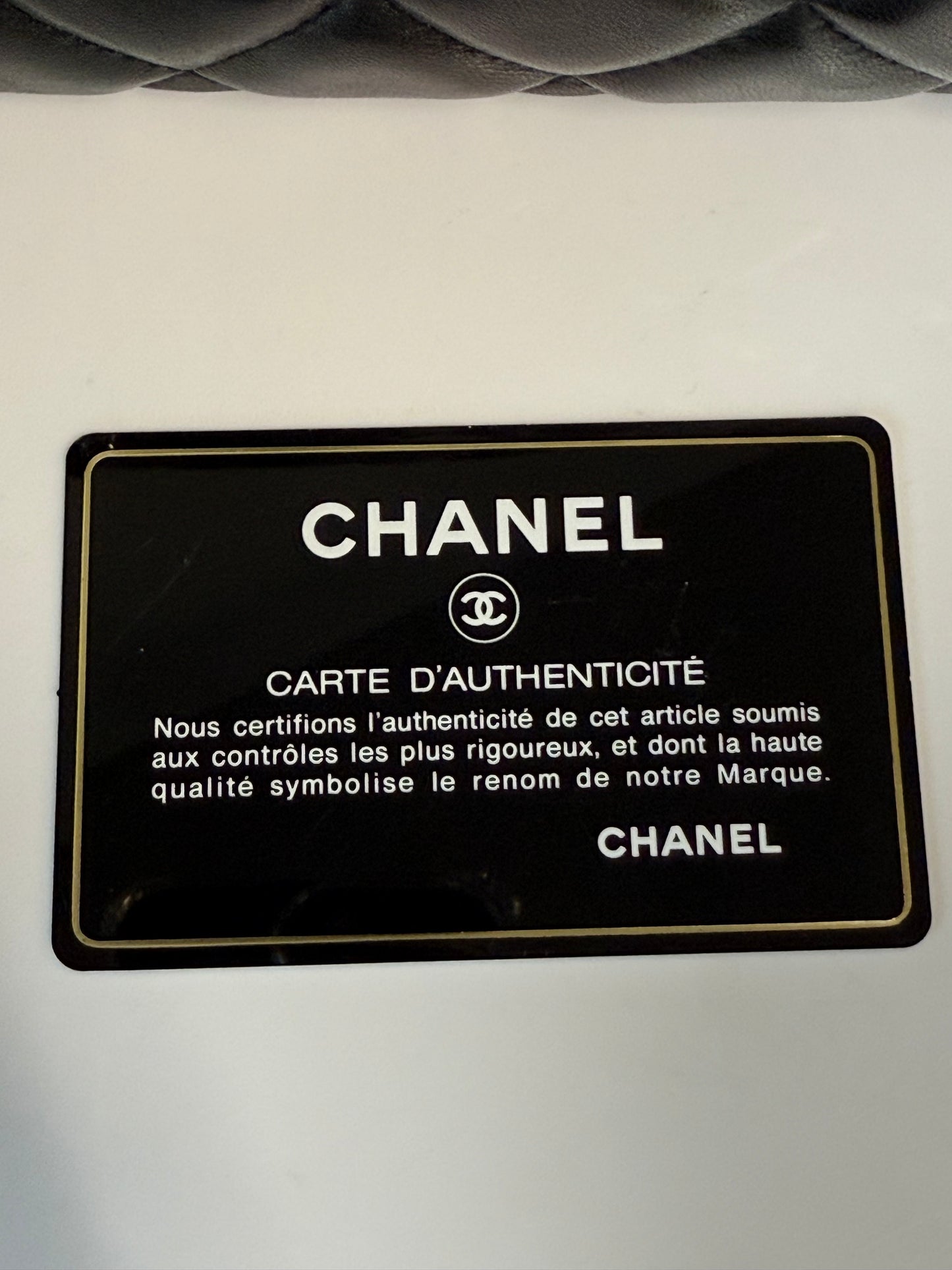 Chanel Black Maxi single flap