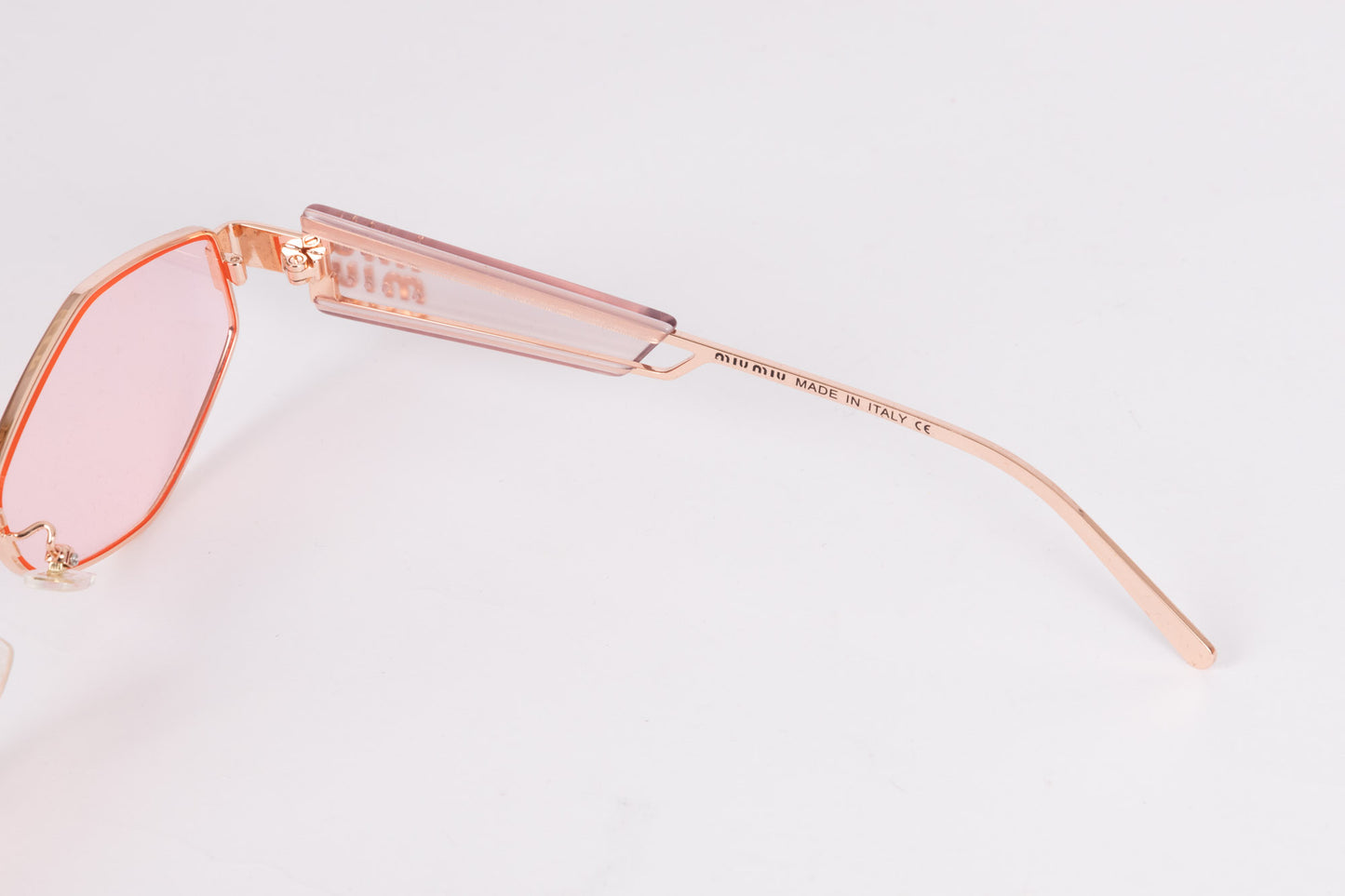 Miu Miu rose tinted sunglasses (pre-owned)