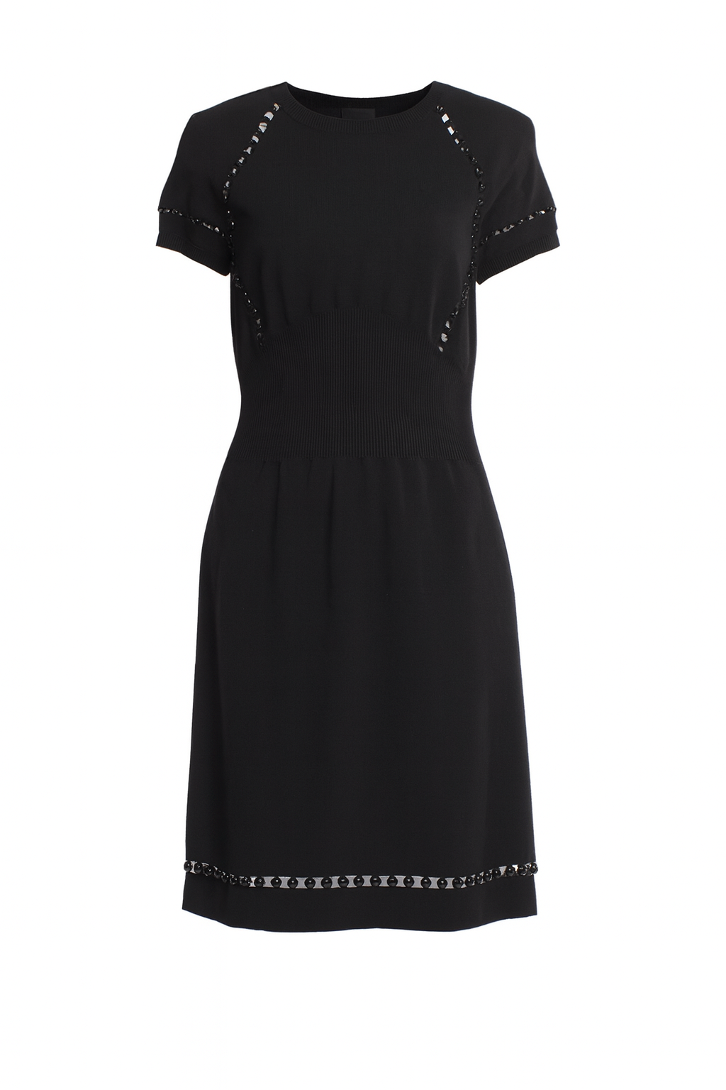 Bottega Veneta knit black midi dress (pre-owned)