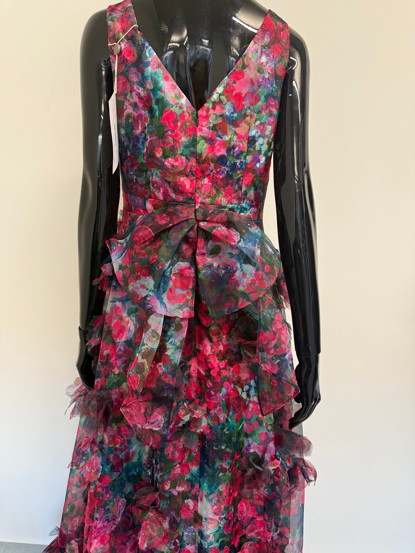 Marchesa Notte floral appliqué gown (pre-owned)