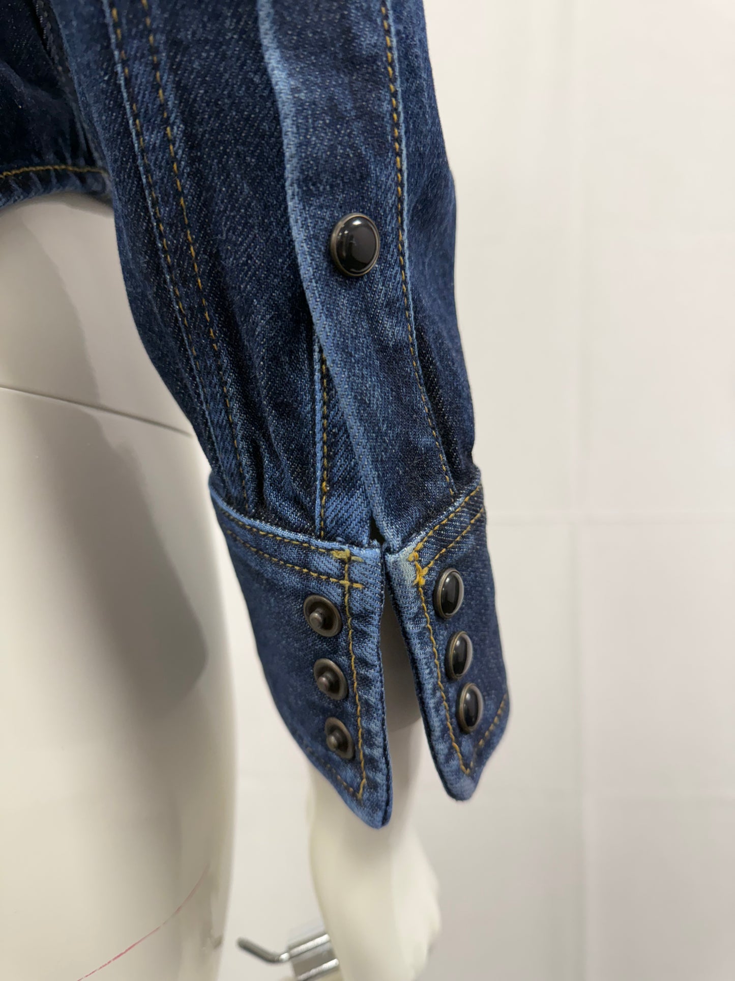 Saint Laurent denim western shirt (pre-owned)