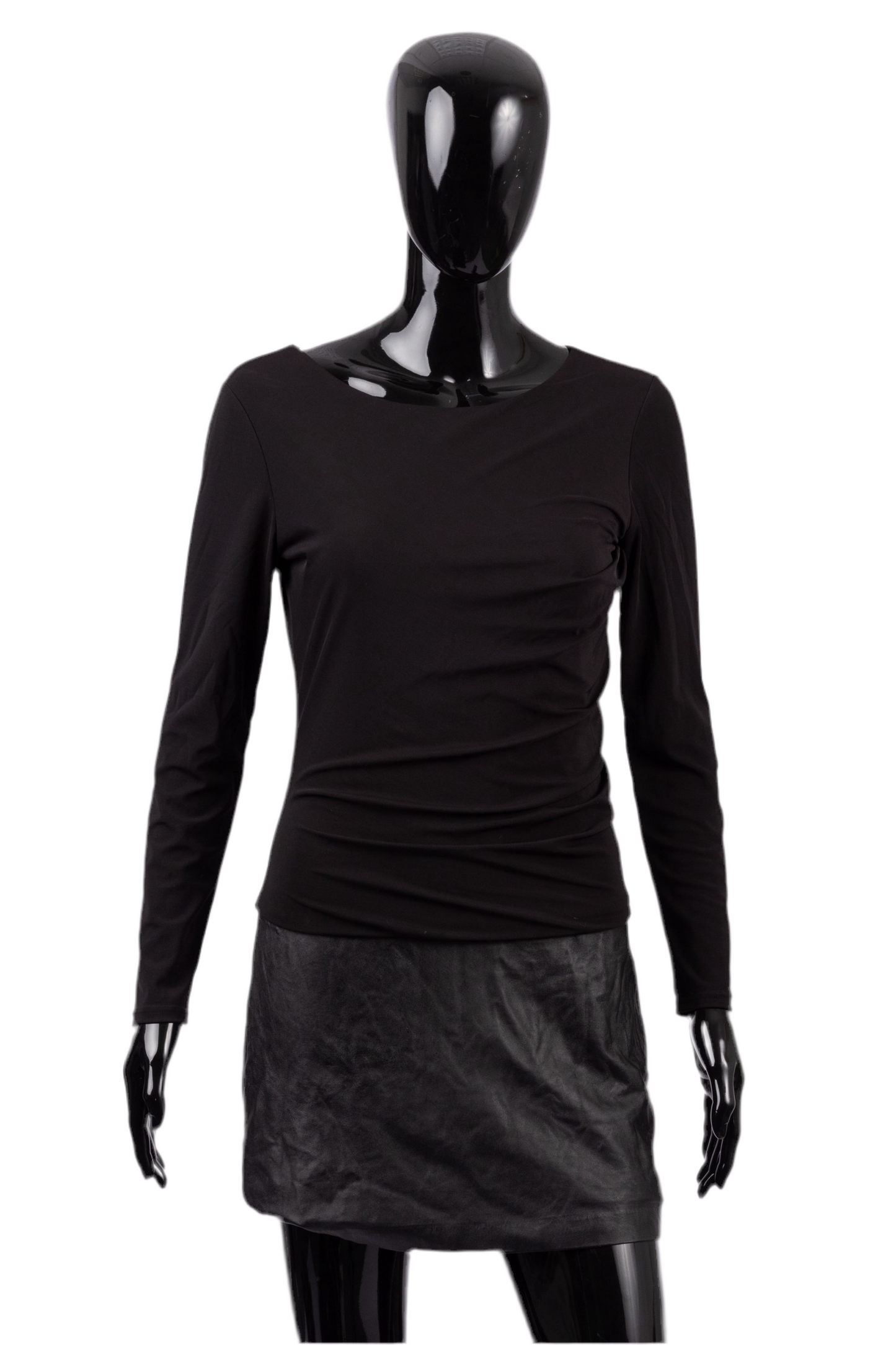 Helmut Lang leather insert dress (pre-owned)