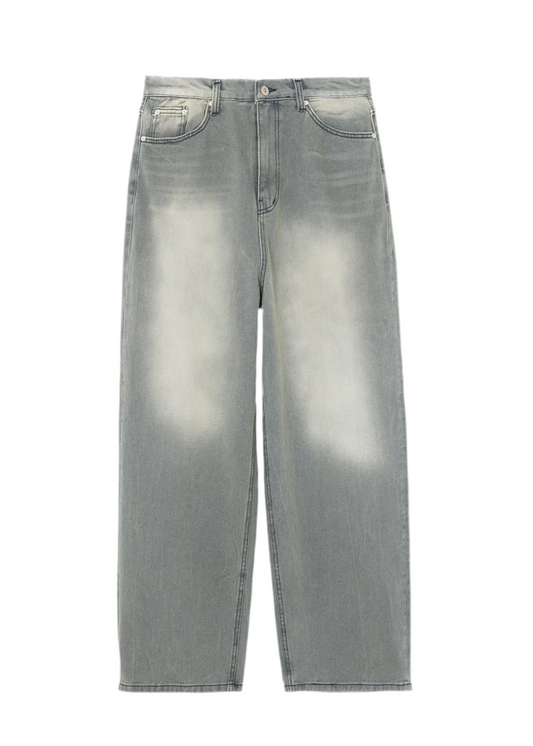 The Frankie Shop Grey denim boyfriend jeans (pre-owned)