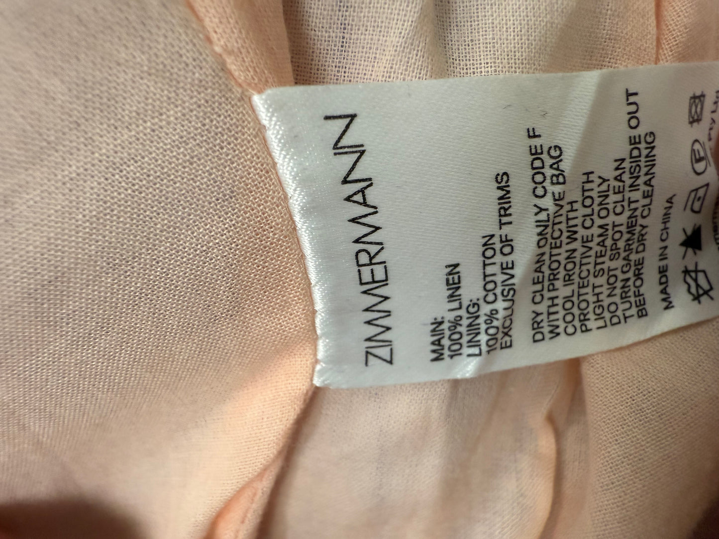 Zimmermann High Tide Frilled Mini Dress (pre-owned)