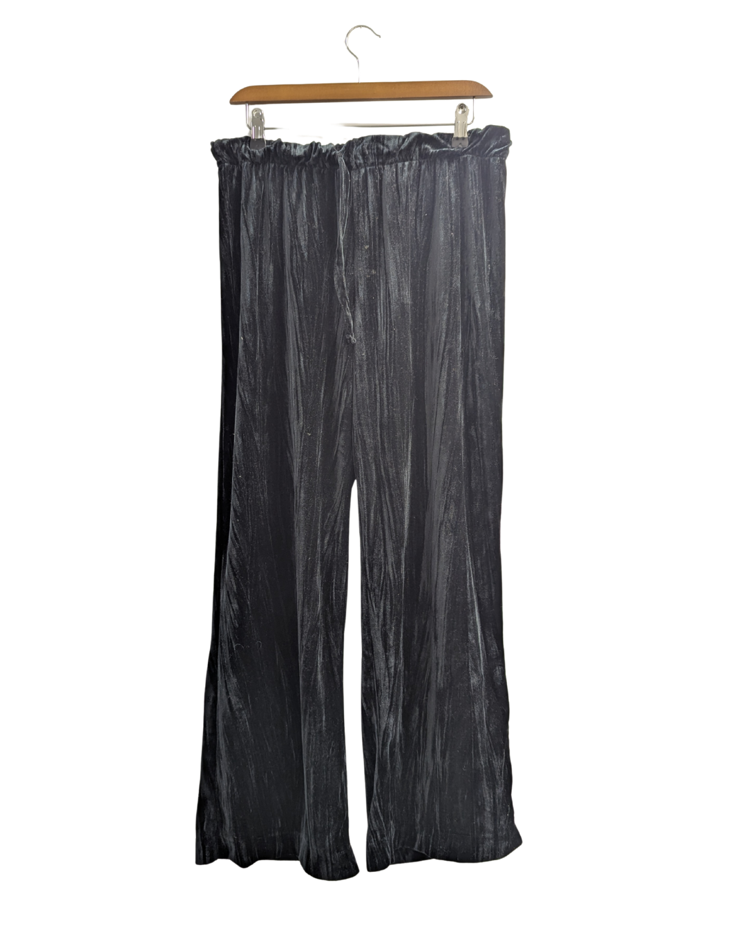H&M black wide leg trousers