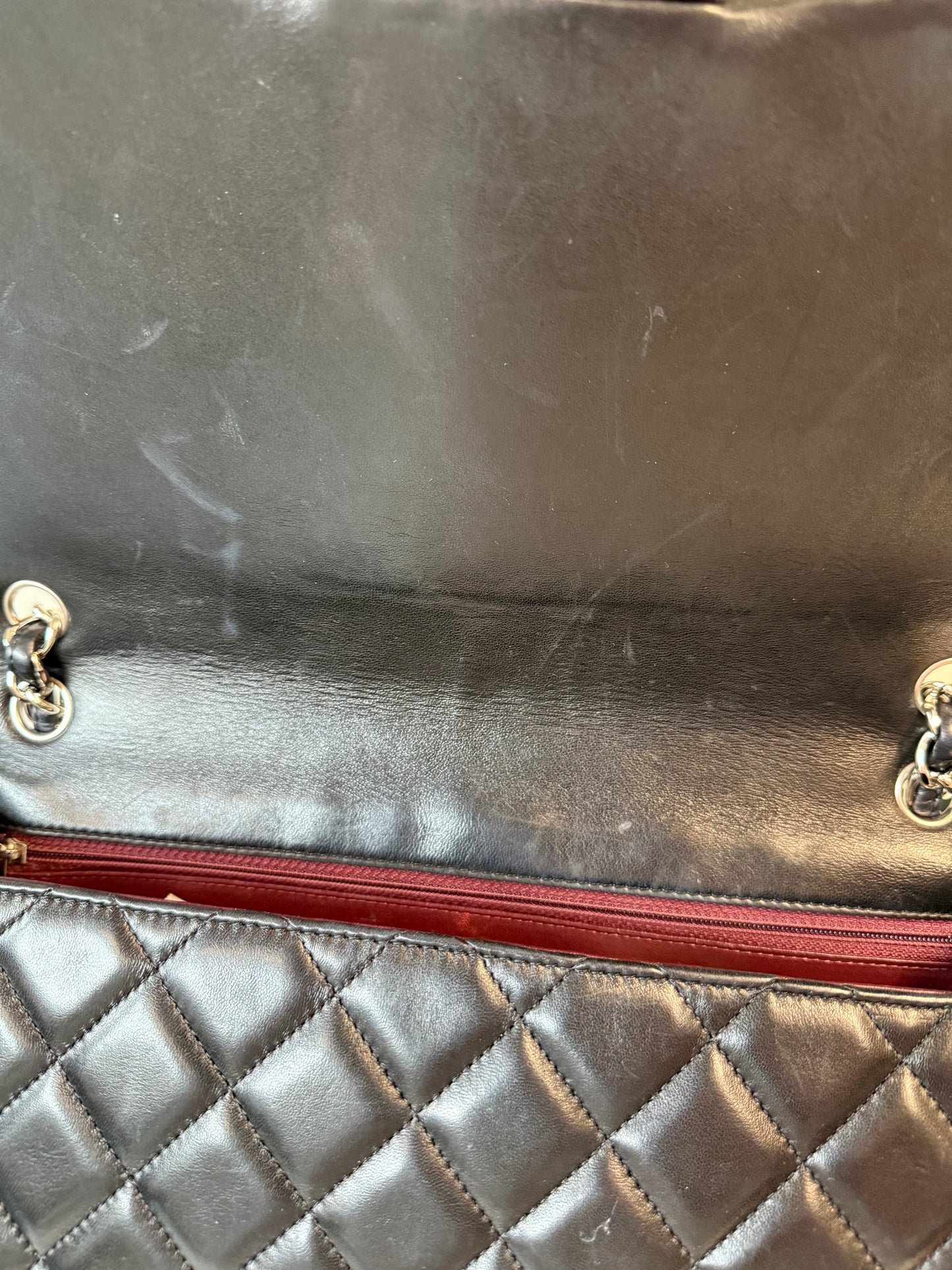 Chanel Black Maxi single flap