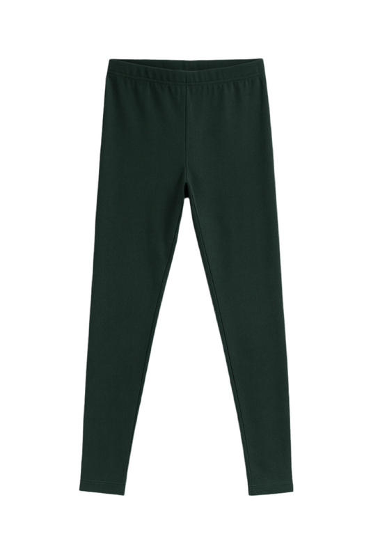 Alaïa dark green leggings (pre-owned)